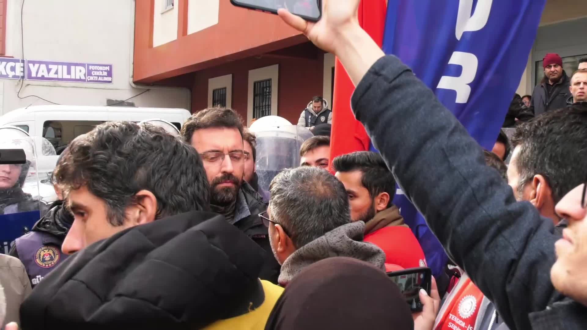 Polonez işçilerinin Ankara yürüyüşünün 2. gününde yine çevik kuvvet engeli