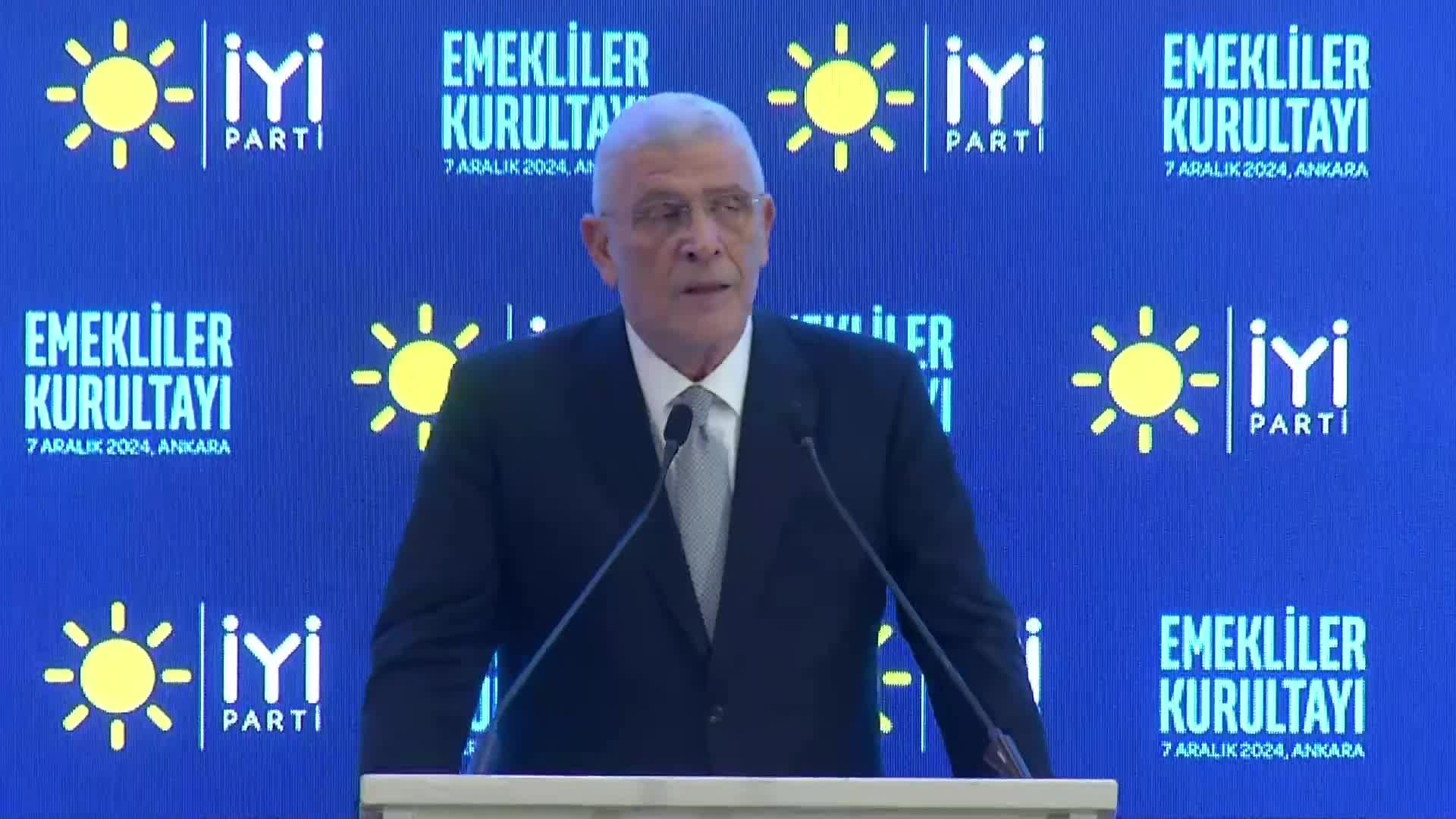 İYİ Parti Emekliler Kurultayı… Müsavat Dervişoğlu: “Emeklilerimizin temsilcileri ve uzmanlar konuşacak biz dinleyeceğiz”