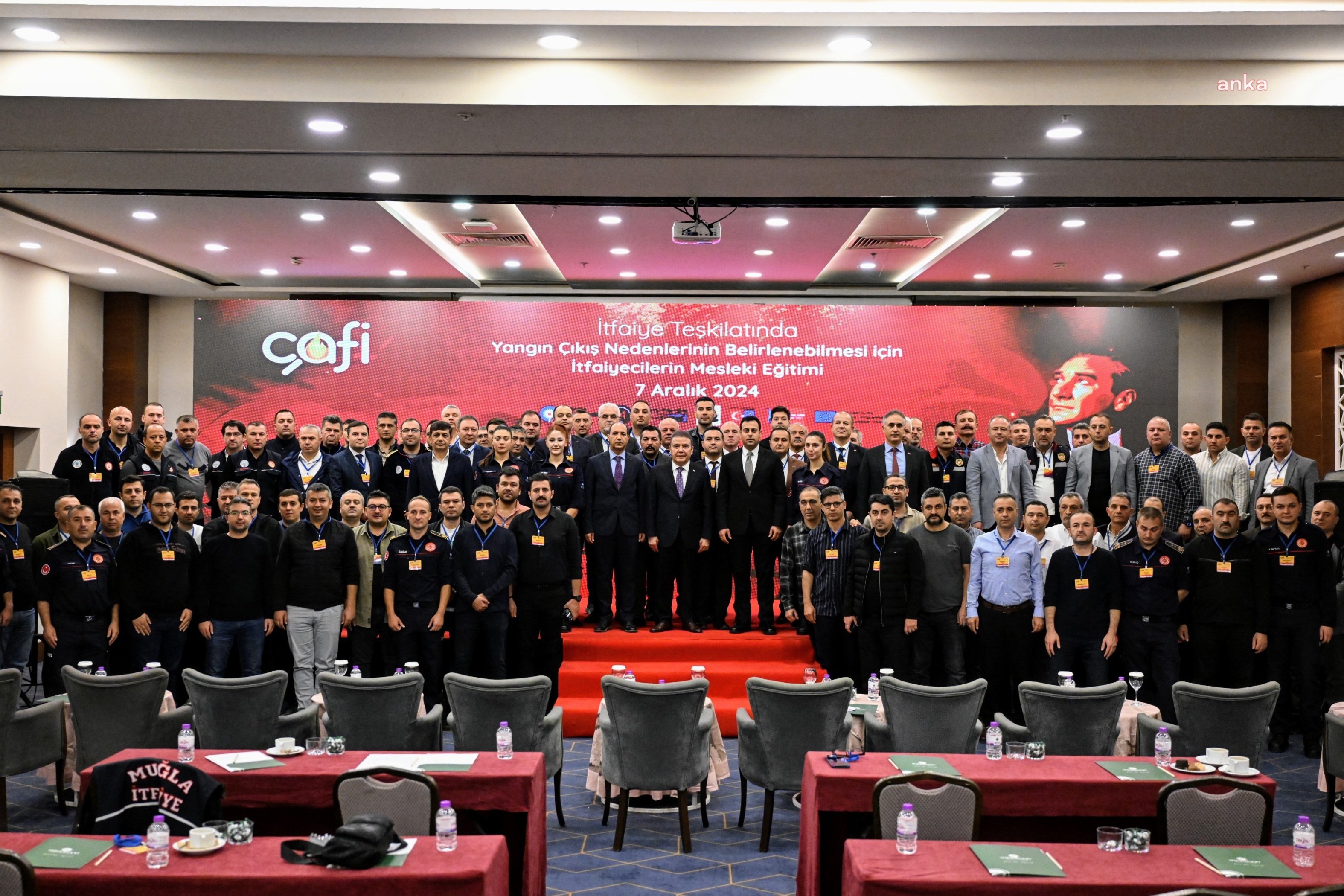 CHP’li 14 Büyükşehir Belediyesi’nin itfaiye teşkilatı, eğitim için Antalya’da buluştu