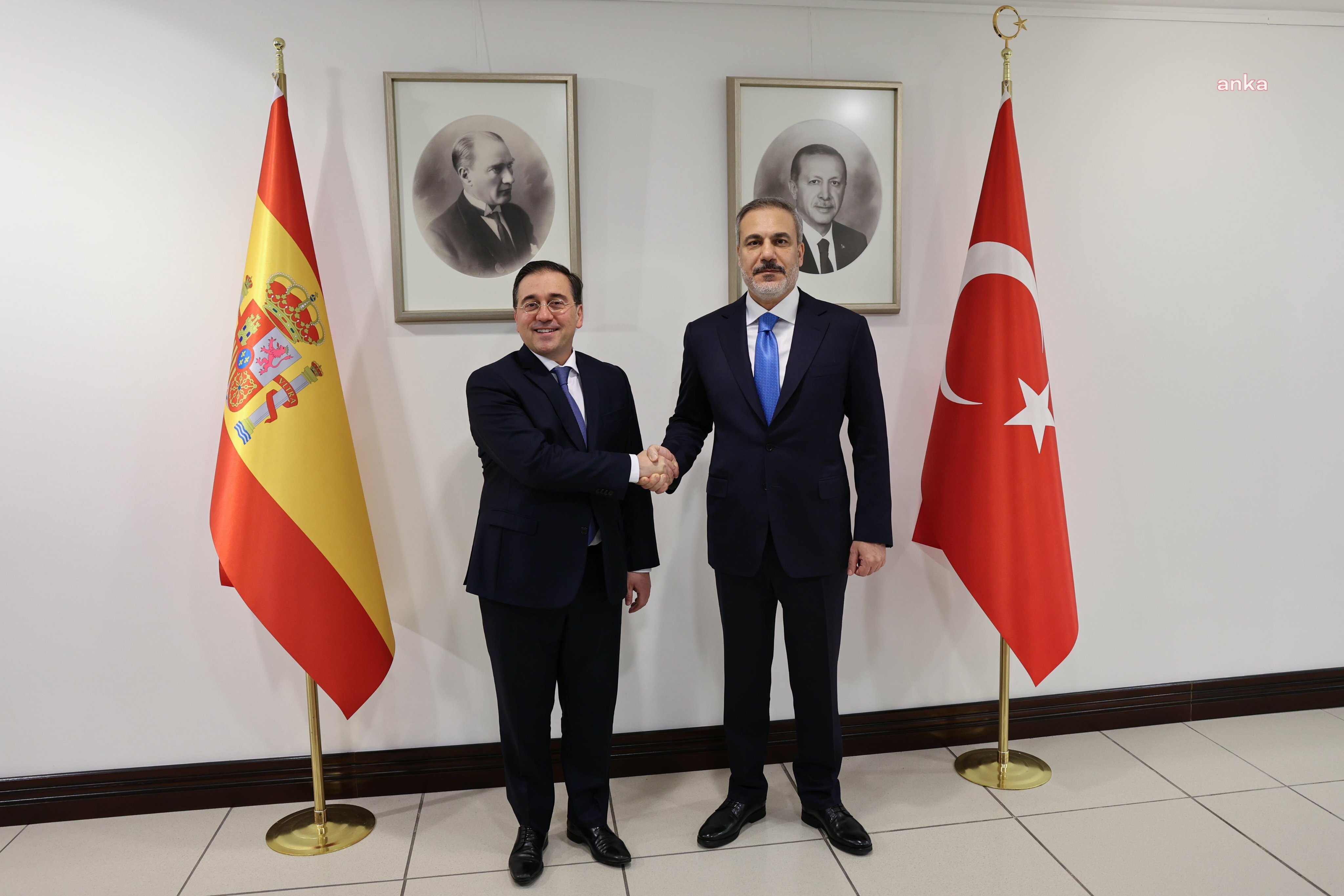 Dışişleri Bakanı Fidan, İspanya Dışişleri Bakanı Albares ile görüştü