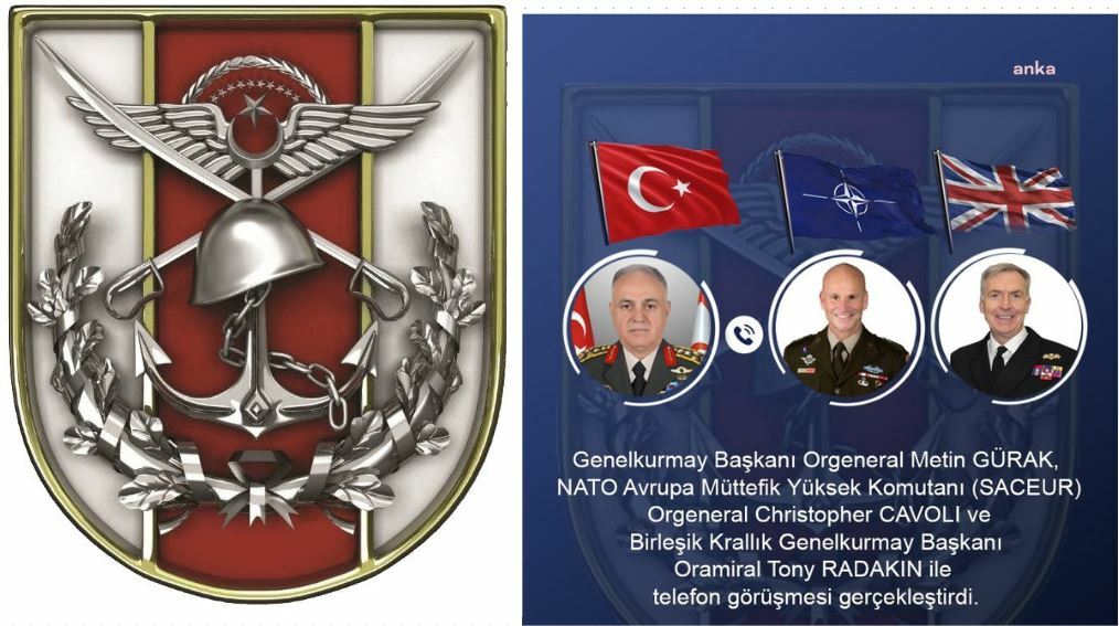 Genelkurmay Başkanı Gürak, NATO Avrupa Müttefik Yüksek Komutanı Cavoli ve Birleşik Krallık Genelkurmay Başkanı Radakin ile görüştü