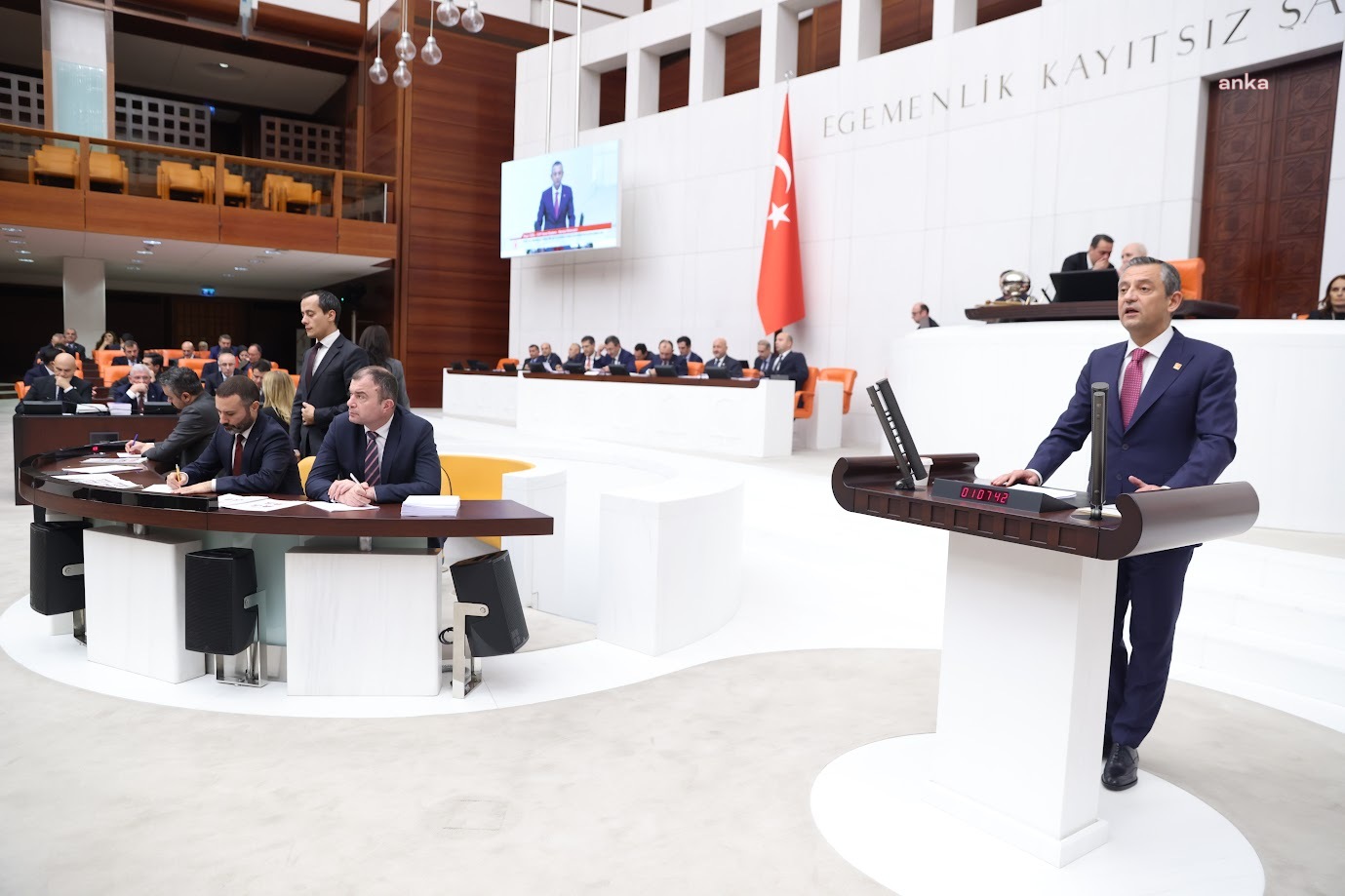 TBMM Genel Kurulu... Özgür Özel: “Erdoğan’ın isyanının arkasında bir düzenin sona ermiş olması vardır”