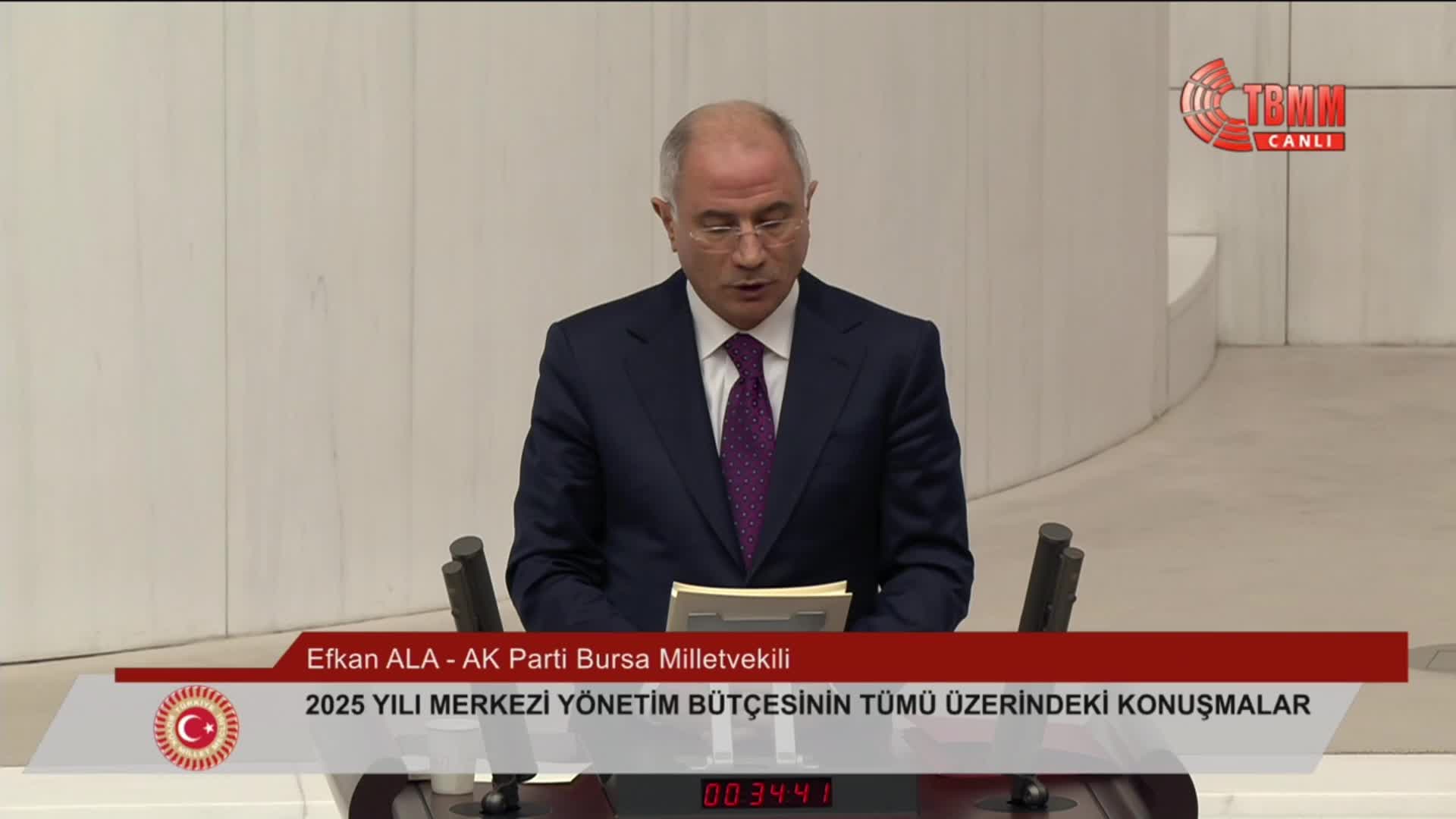 TBMM Genel Kurulu...  AK Parti Genel Başkanvekili Ala: "Biz ayrıştırmadık, birleştirdik. Atatürk Kültür Merkezi’ni biz yeniden inşa ettik, Taksim’e de camiyi biz yaptık"