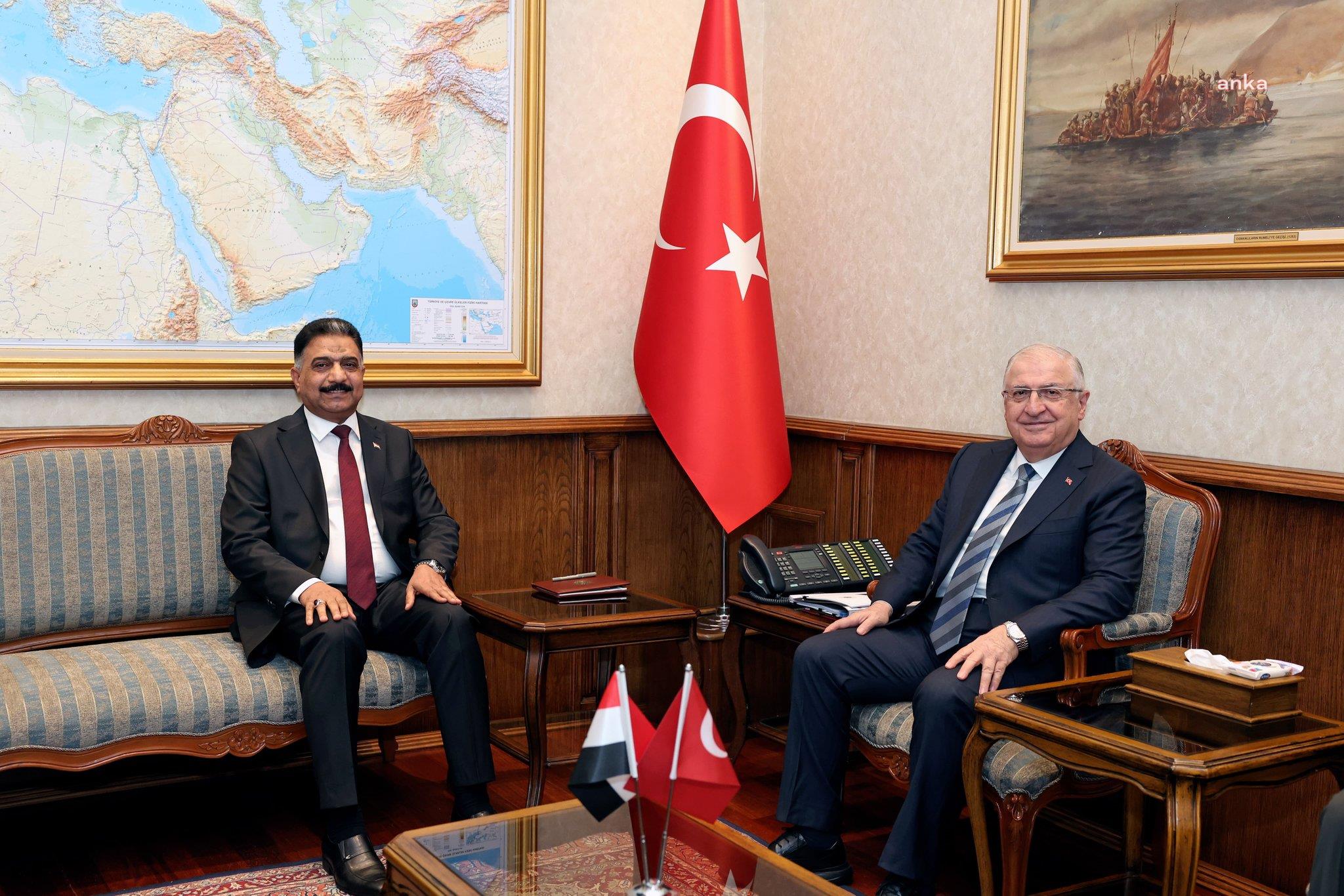 Milli Savunma Bakanı Güler,  Irak Askeri Sanayileşme Kurumu Başkanı Al-Mathkor ile görüştü