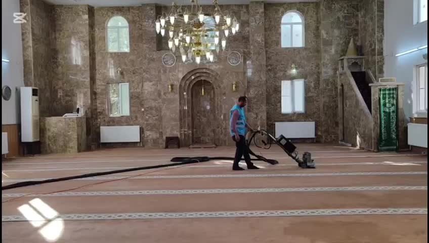 Adıyaman Belediyesi ibadethanelerde temizlik çalışmalarını sürdürüyor