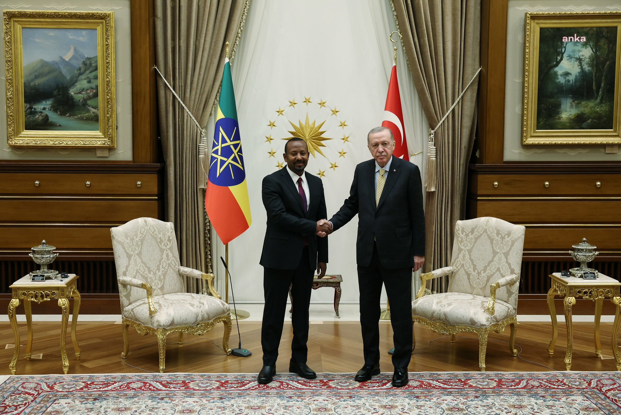 Cumhurbaşkanı Erdoğan, Etiyopya Başbakanı Ahmed Ali ile bir araya geldi