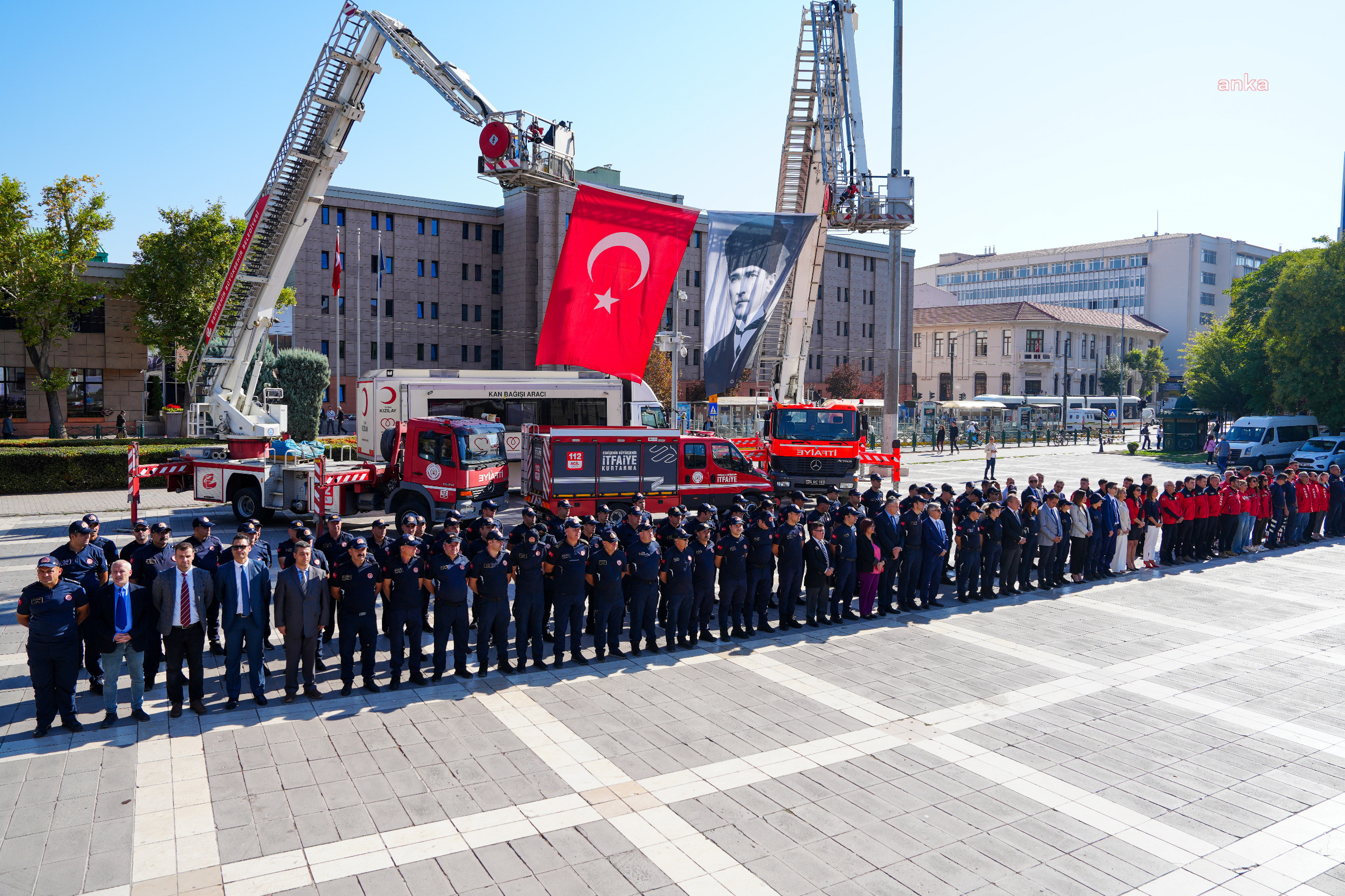 Eskişehir İtfaiyesi’nden 2024 yılında yoğun mesai
