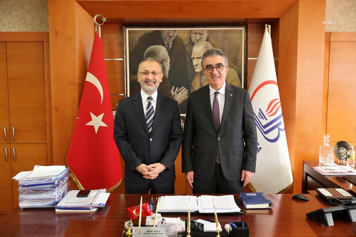 Bayrampaşa Belediye Başkanı Mutlu, Eyüpsultan Belediye Başkanı Özmen'i ağırladı