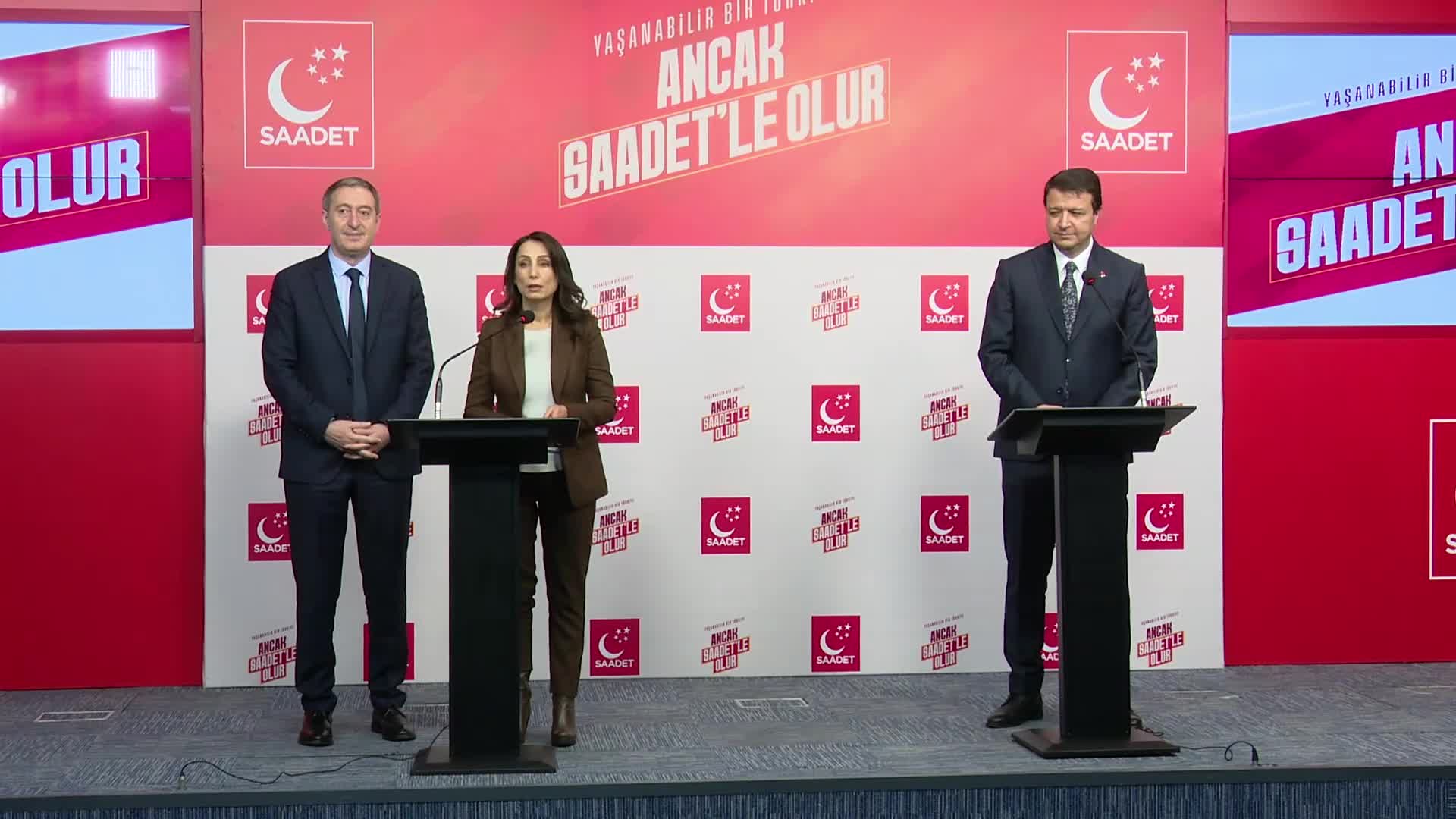 DEM Parti'den Saadet Partisi'ne ziyaret... Hatimoğulları: "Kürt sorununu çözmek istiyorlar mı, çözeceklerse nasıl bir yol ve yöntem izleyecekler"