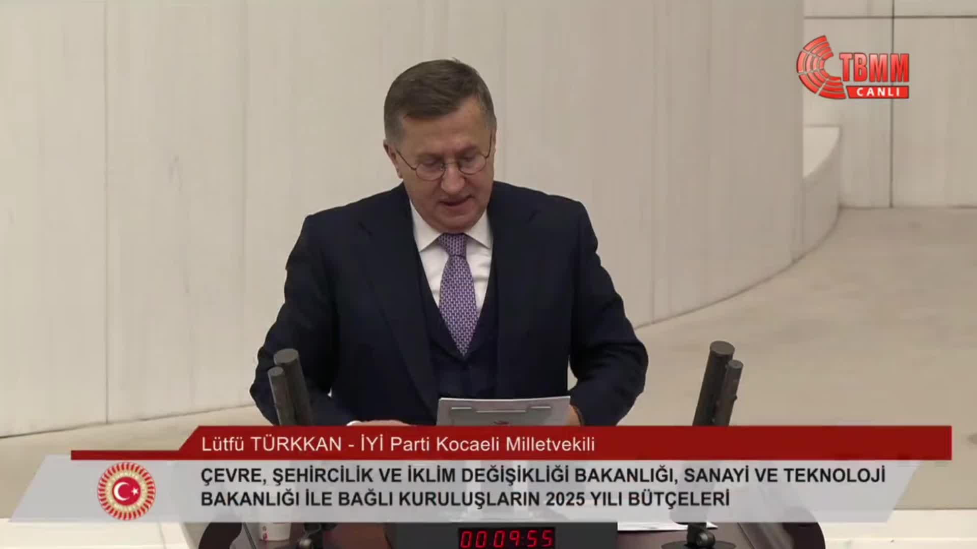 TBMM Genel Kurulu... İYİ Partili Türkkan: "Dövizi baskılayarak tutuyorsunuz ama sanayicilerimiz batıyor"