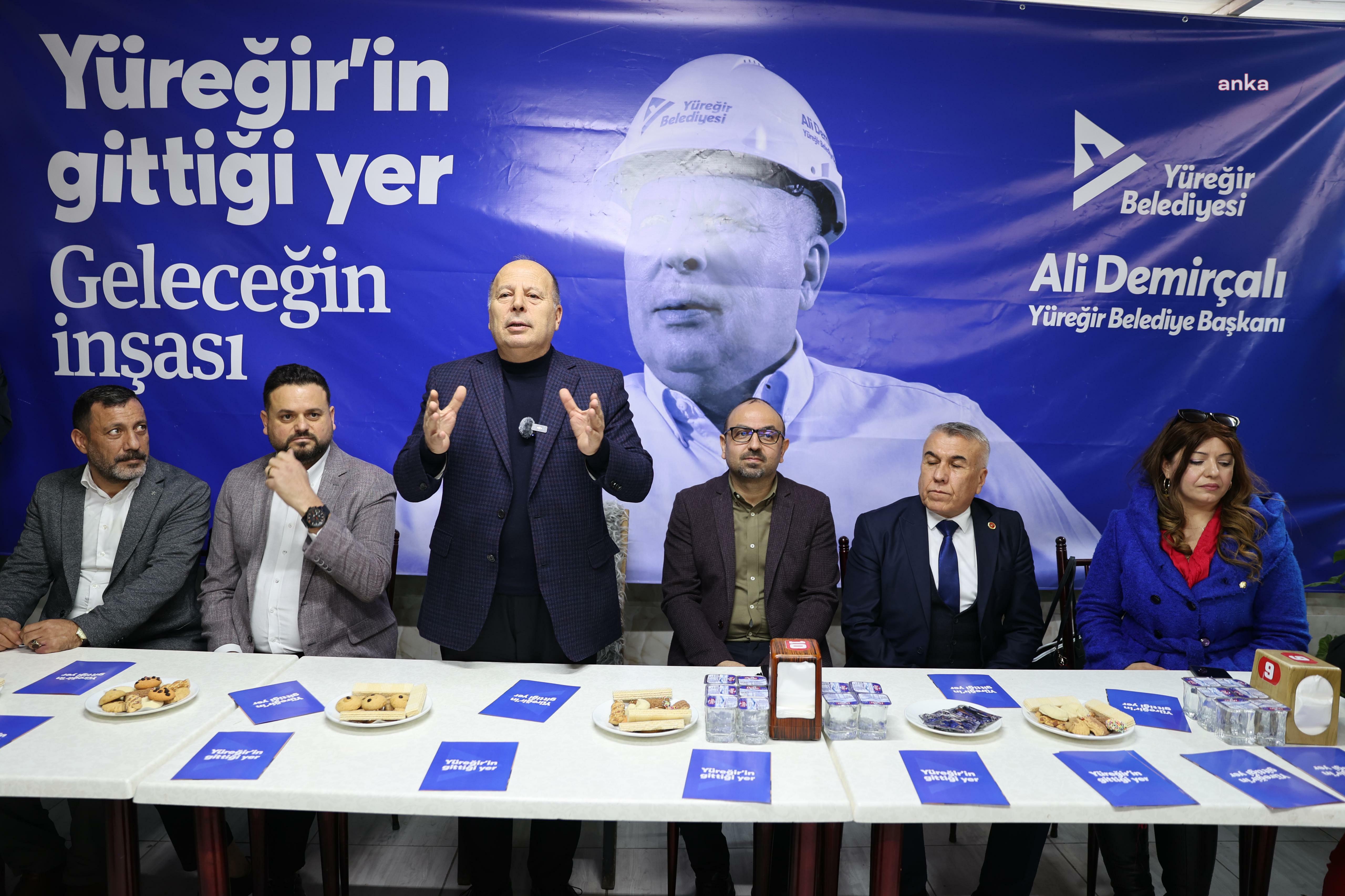 Yüreğir Belediye Başkanı Demirçalı, Kazım Karabekir Mahallesi sakinleriyle bir araya geldi