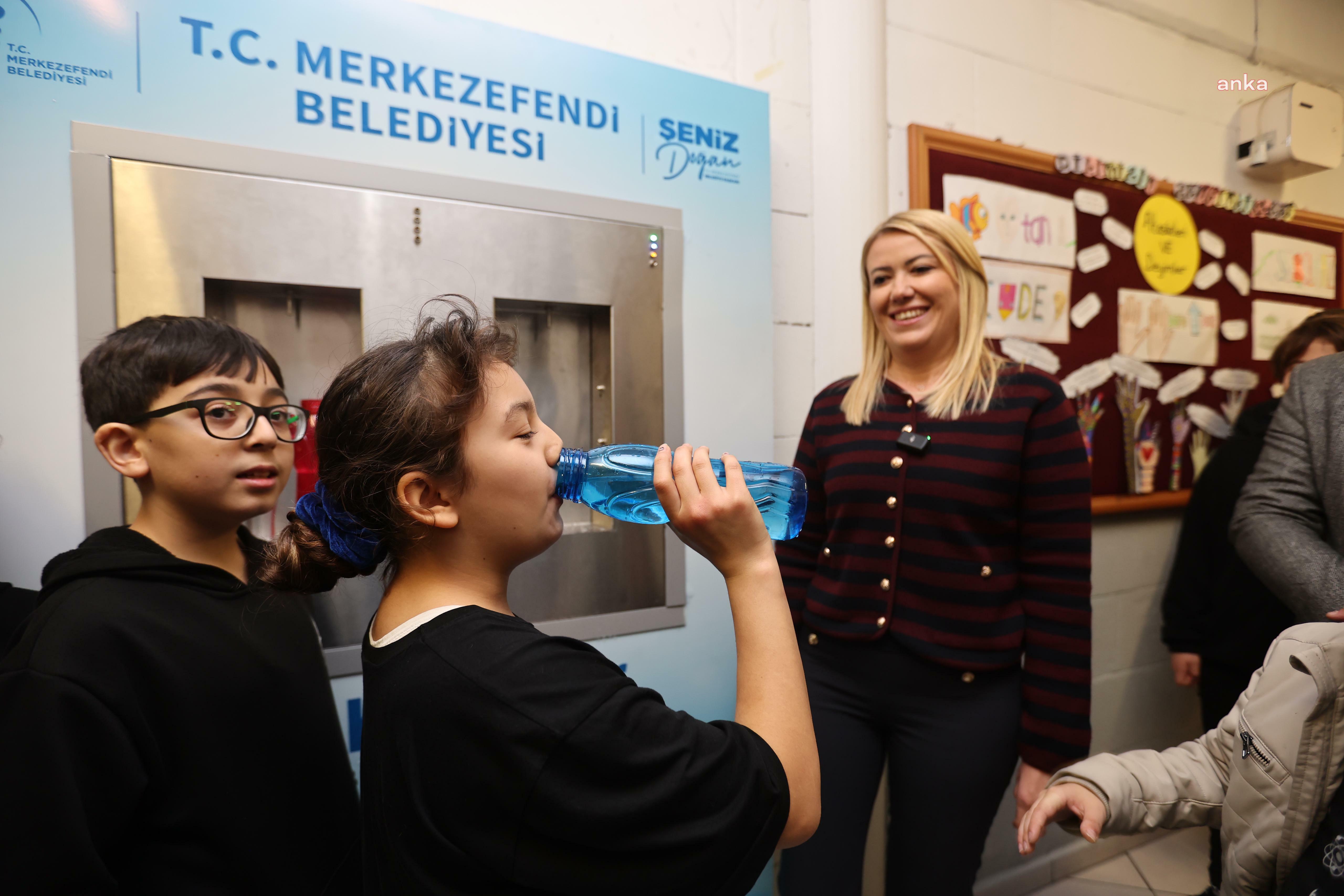 Merkezefendi Belediyesi’nden okullara sağlıklı su desteği