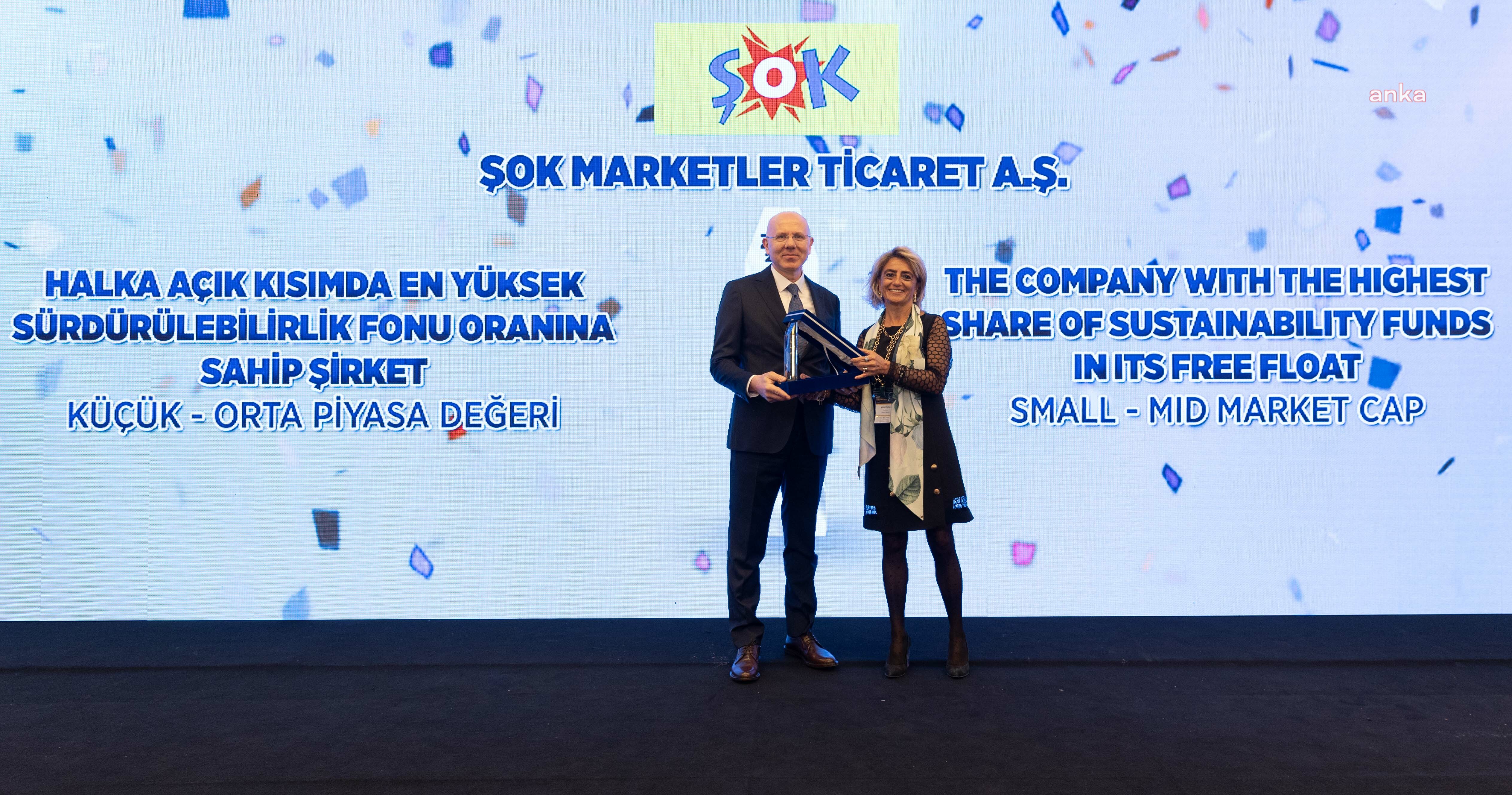 ŞOK Marketler, TÜYİD Yatırımcı İlişkileri Zirvesi’nde ödül aldı