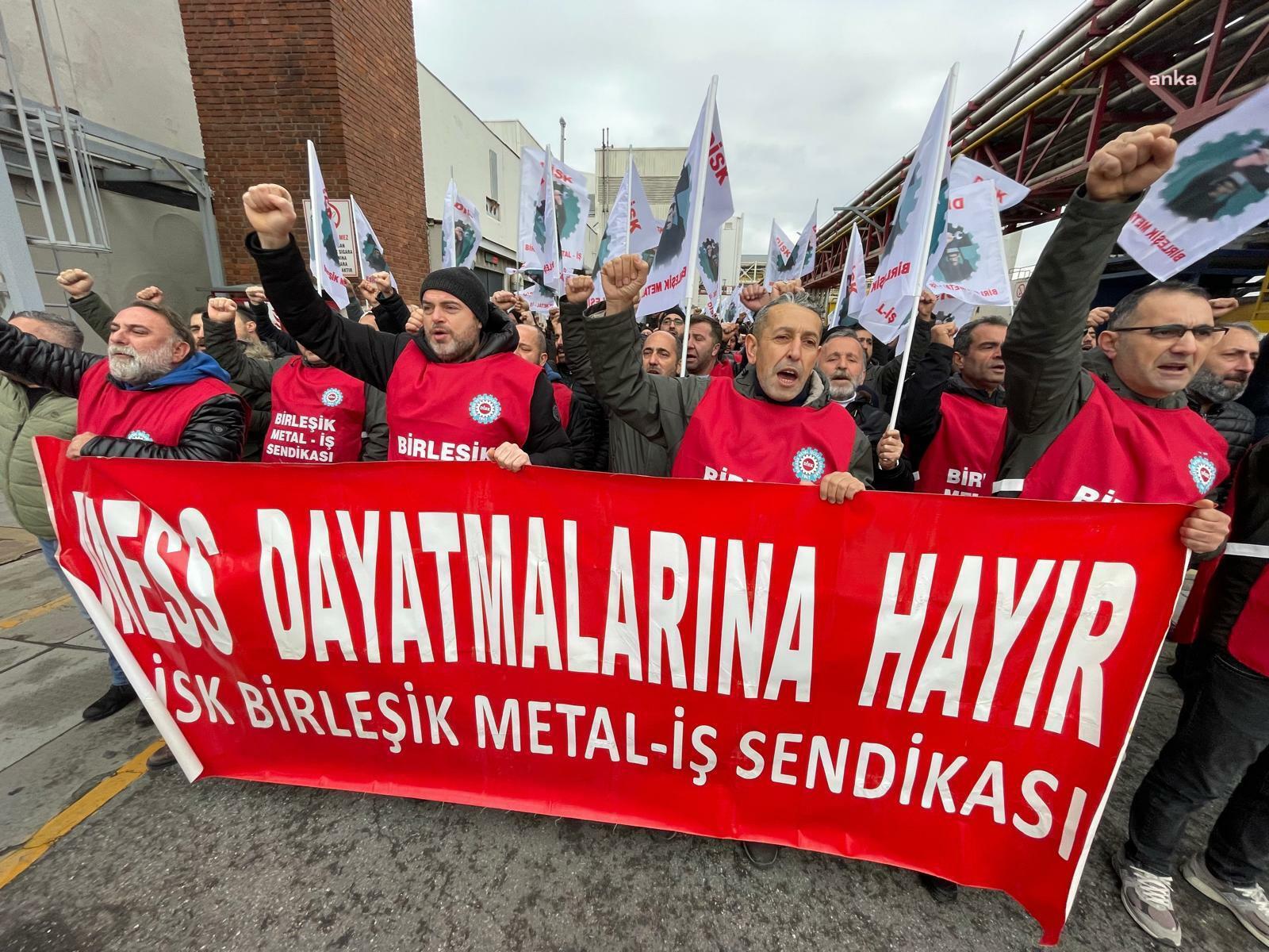 Bin metal işçisi daha greve başladı