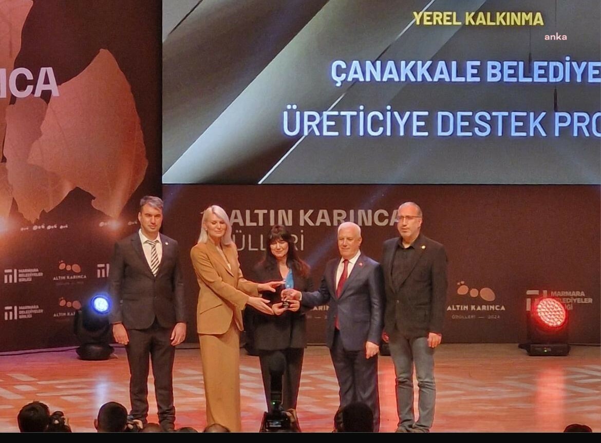 Çanakkale Belediyesi, Altın Karınca Ödülü kazandı