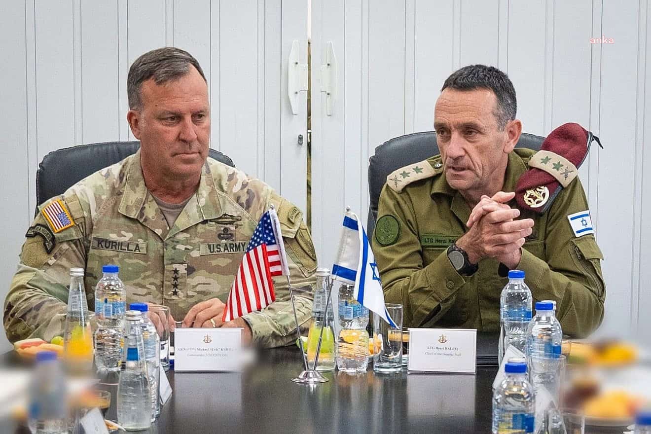CENTCOM Başkanı Kurilla, “Suriye'deki durumu” görüşmek üzere İsrail'i ziyaret etti