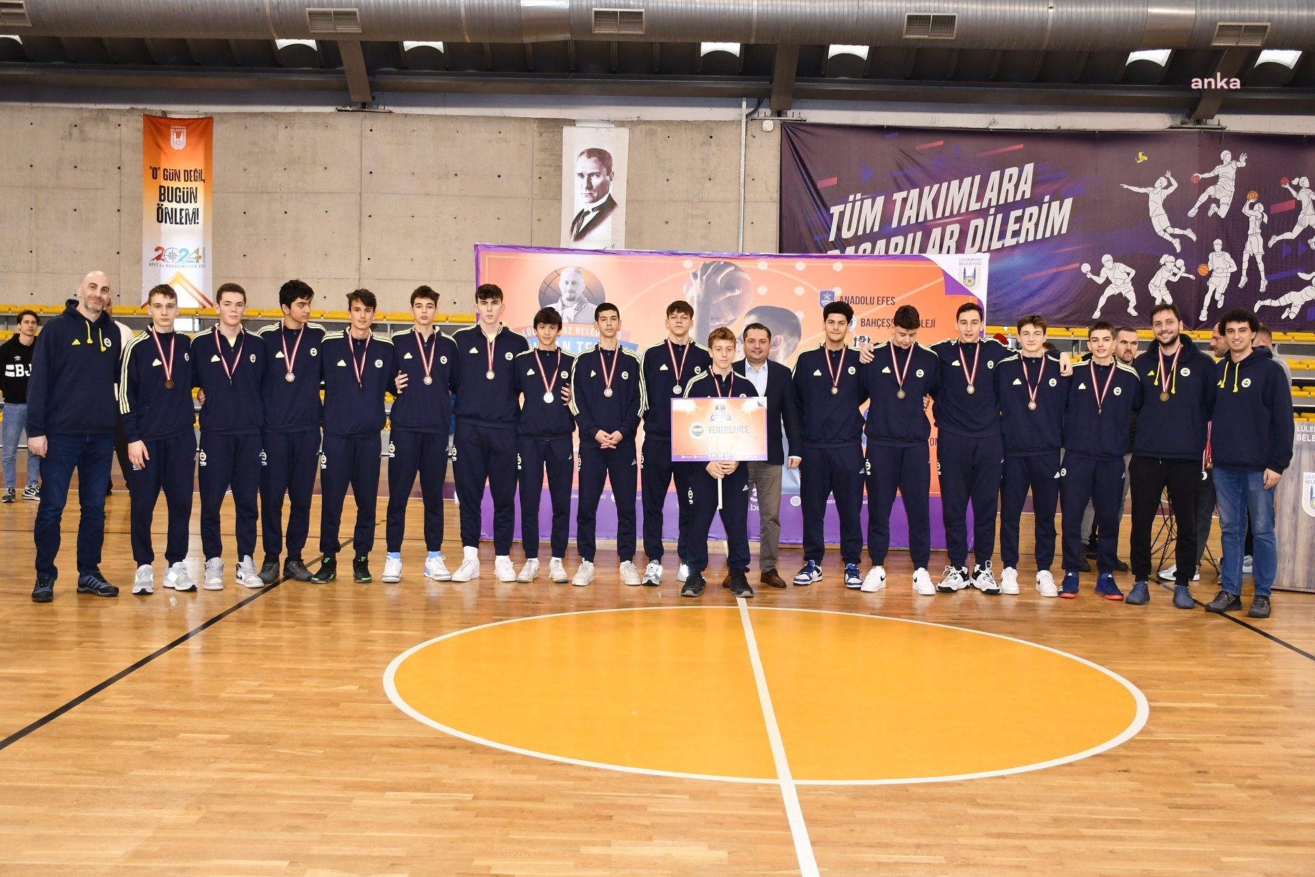 Lüleburgaz Belediyesi Gökhan Teksöz 6. Basketbol Turnuvası, sona erdi