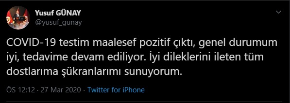 GALATASARAY’DA BİR KORONAVİRÜS DAHA