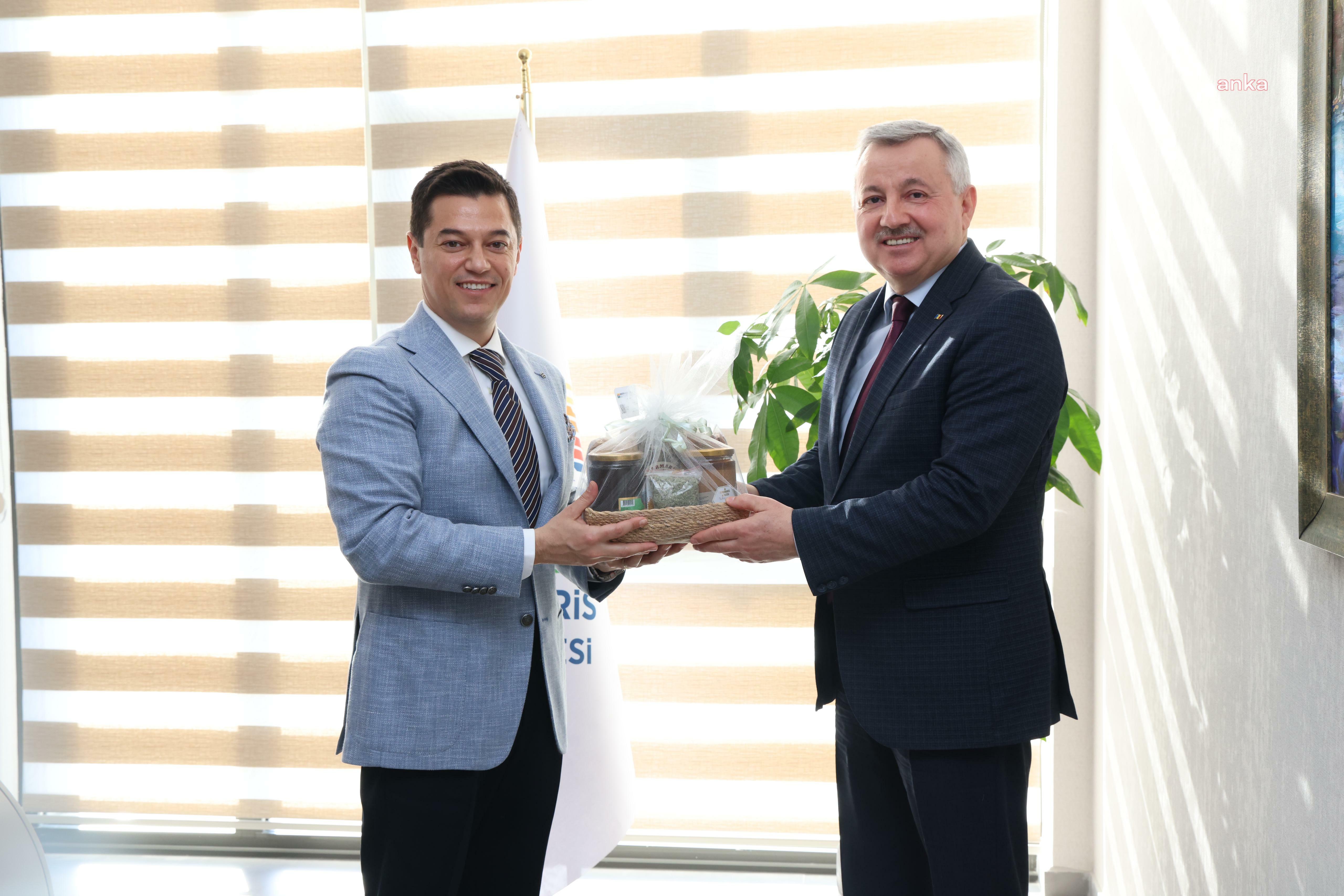 Moldova Cumhuriyeti Ankara Büyükelçisi Croitor'dan Marmaris Belediye Başkanı Ünlü’ye ziyaret