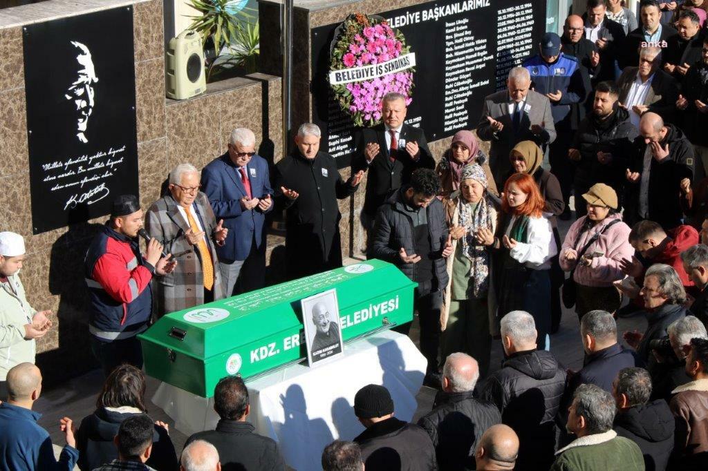 Hayatını kaybeden Karadeniz Ereğli Belediye personeli Karabulut için tören düzenlendi