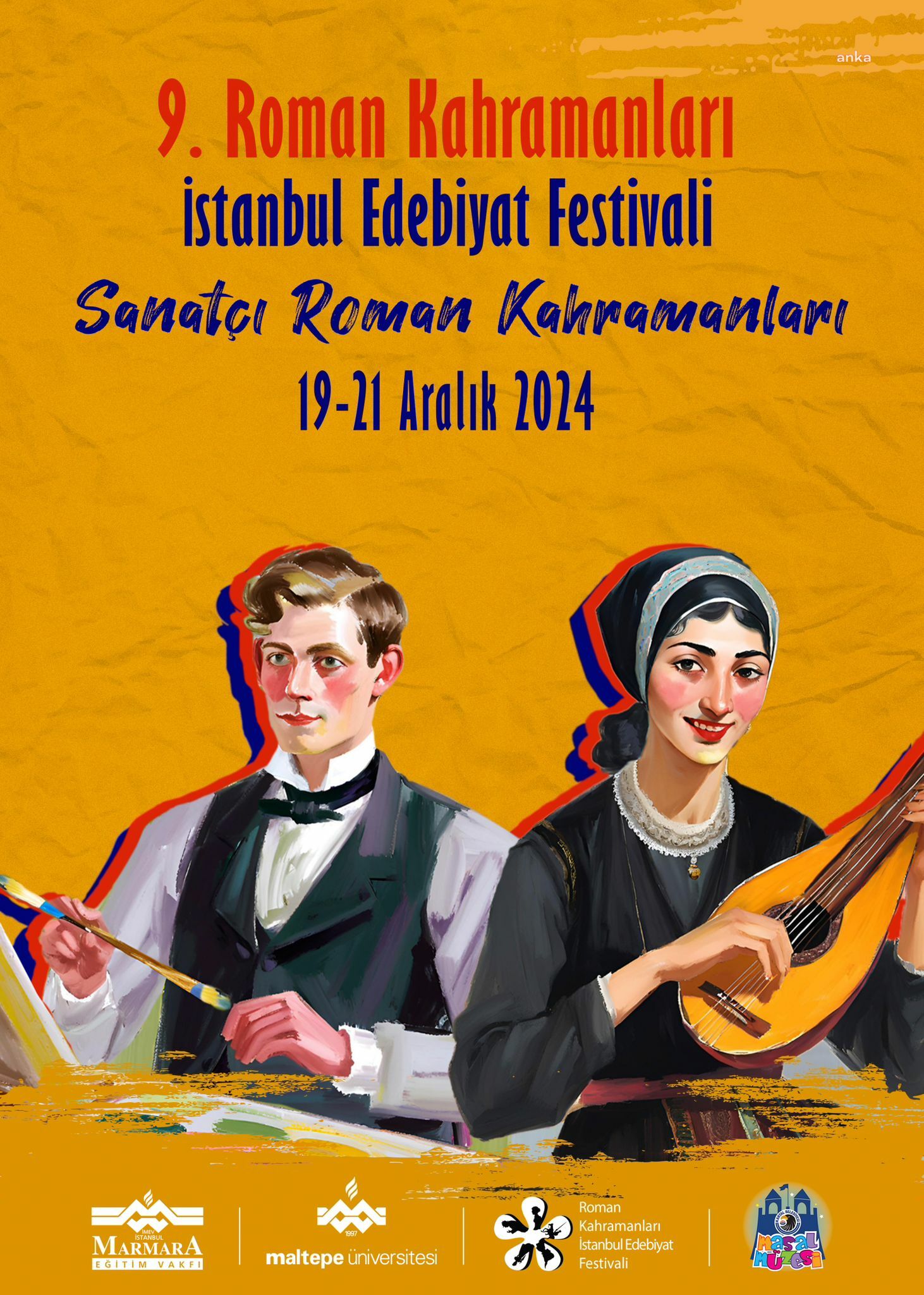 9. Roman Kahramanları İstanbul Edebiyat Festivali, Kartal’da başlıyor