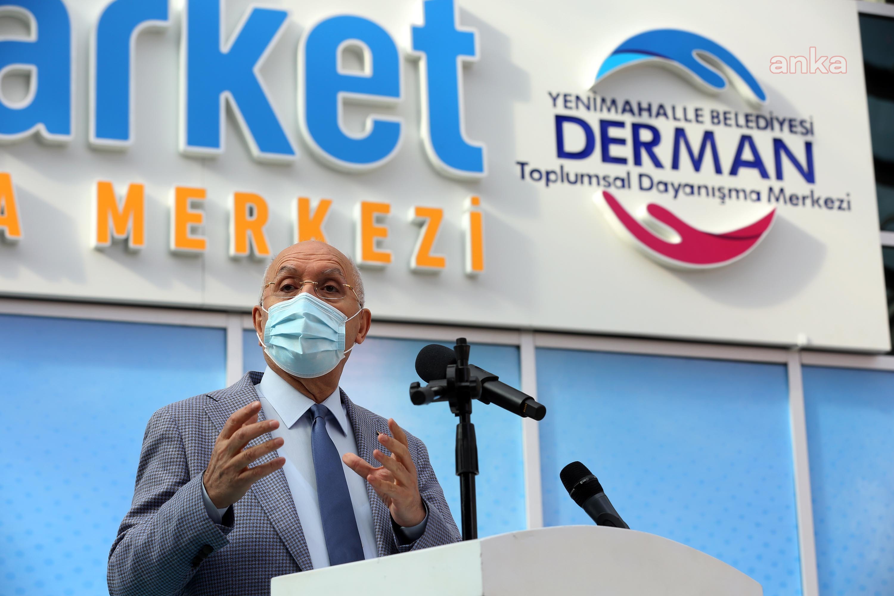 YENİMAHALLE'NİN DERMAN MARKETİ HİZMETE AÇILDI