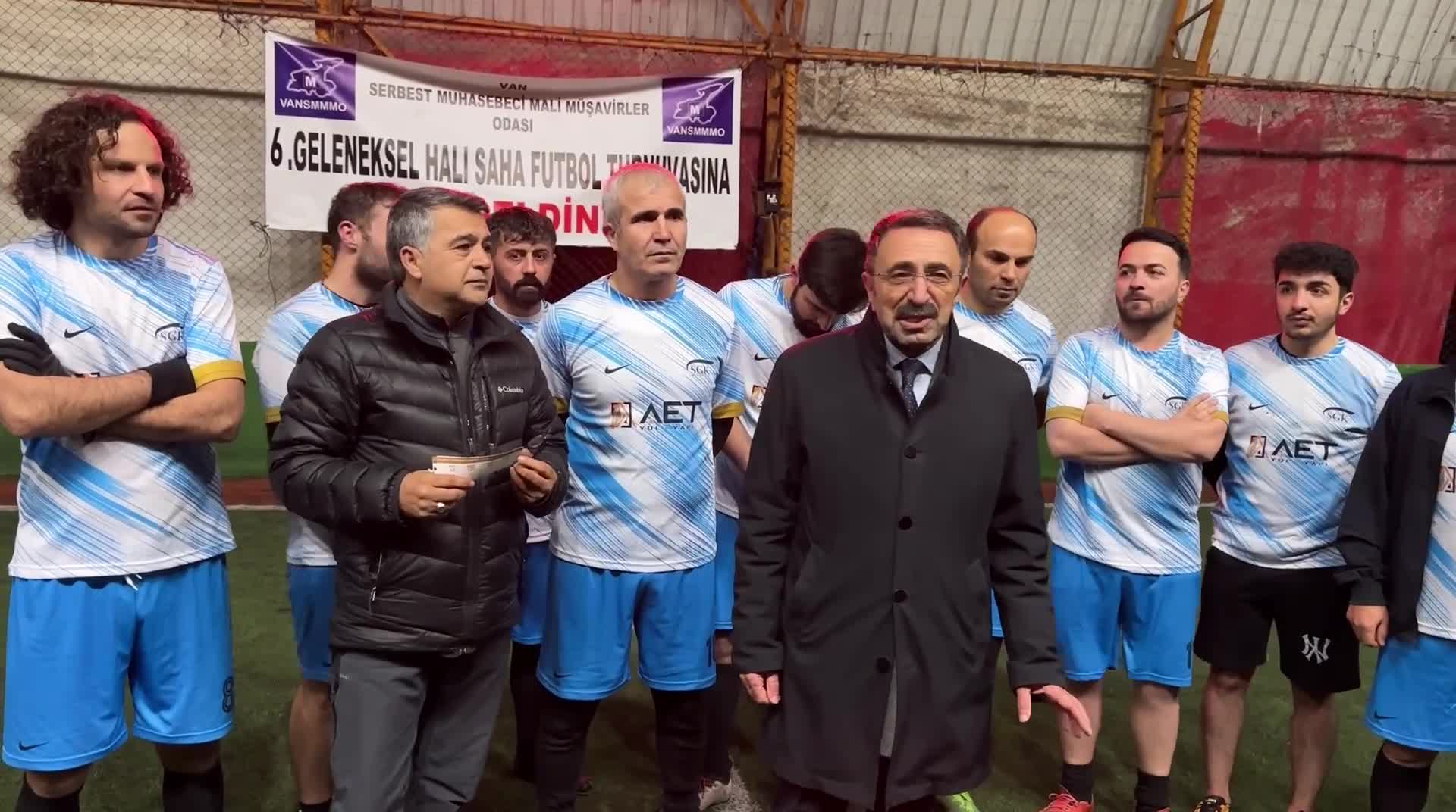 Van Serbest Muhasebeciler ve Mali Müşavirler Odası Futbol Turnuvası'nın şampiyonu belli oldu