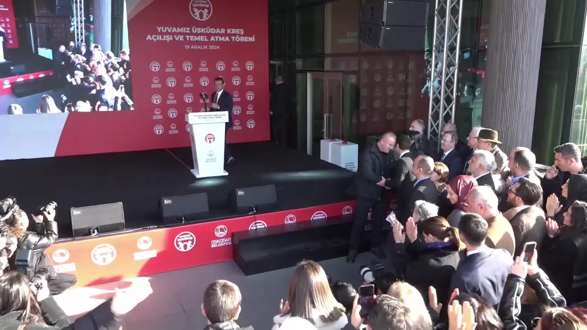 İmamoğlu Üsküdar'da kreş açtı, yeni kreş temeli attı: Canımızı sıkan işlere rağmen kreş açmaya, burs vermeye, yurtlarımızı açmaya devam edeceğiz