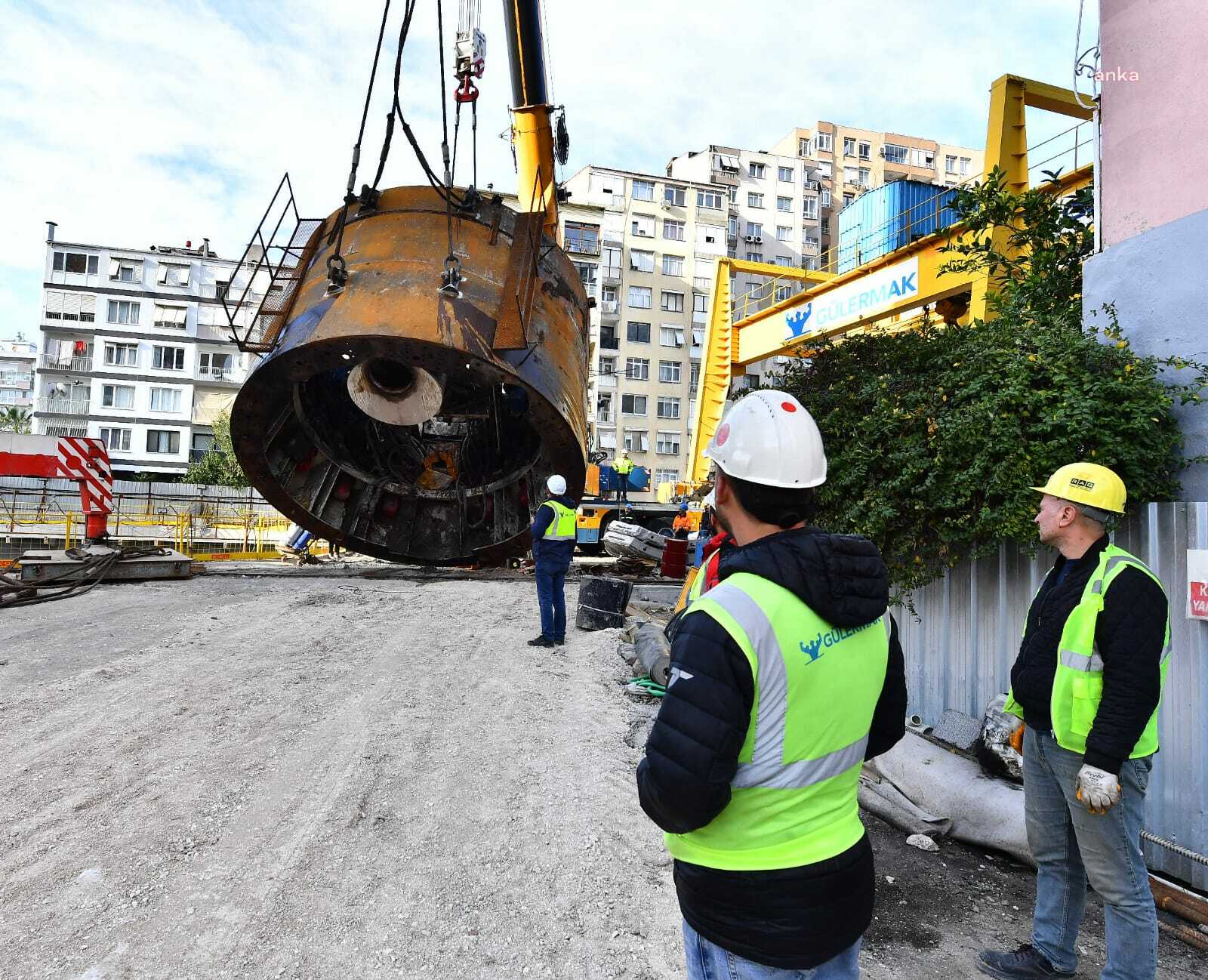 İzmir Büyükşehir Belediyesi'nden Buca Metrosu’nda tünel kazıları için vatandaşa uyarı
