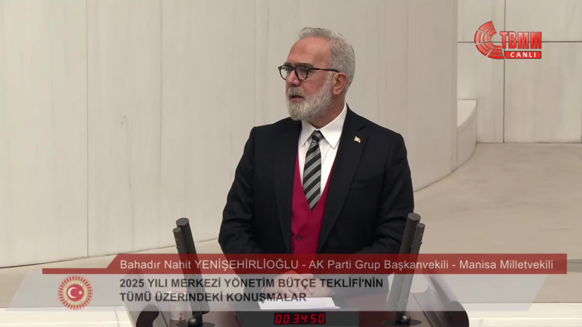 TBMM Genel Kurulu... Bahadır Yenişehirlioğlu: Uluslararası hukuku, insan hak ve hürriyetlerini en güçlü savunan ülke Türkiye’dir