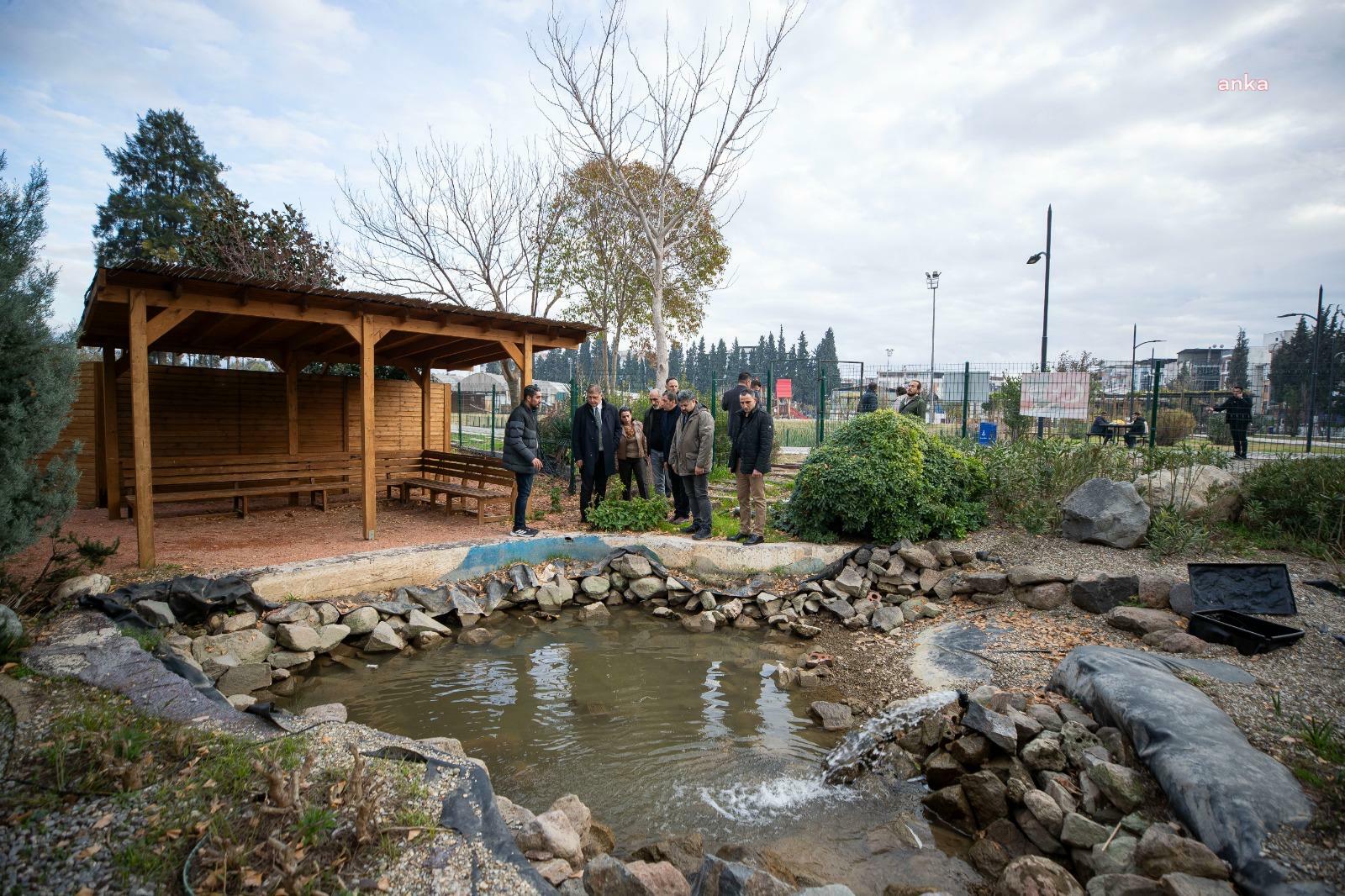 İzmir Büyükşehir Belediye Başkanı Tugay’dan Buca’nın parklarında inceleme