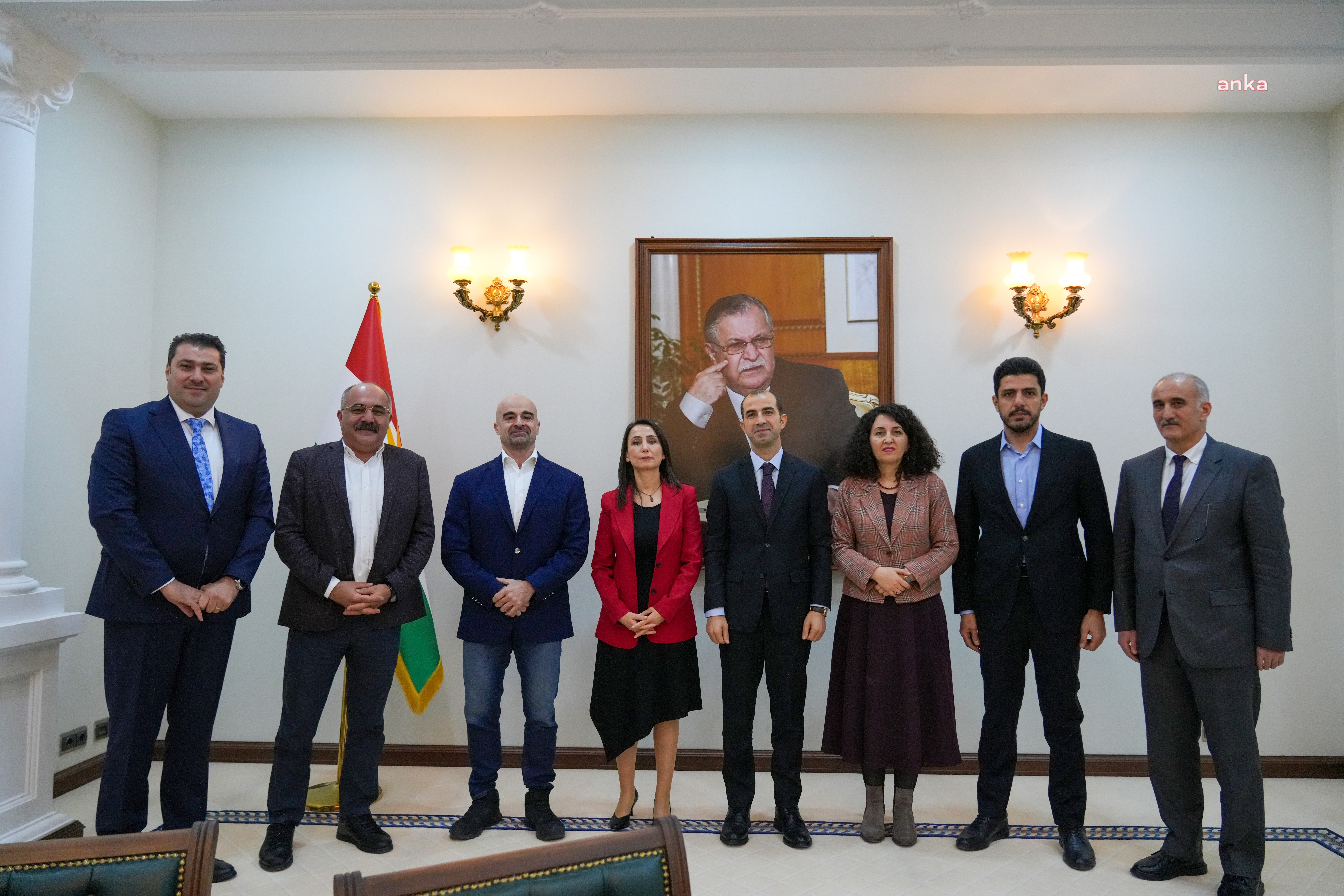 DEM Parti'den Erbil ziyareti: DEM Parti heyeti Bafel Talabani ile görüştü