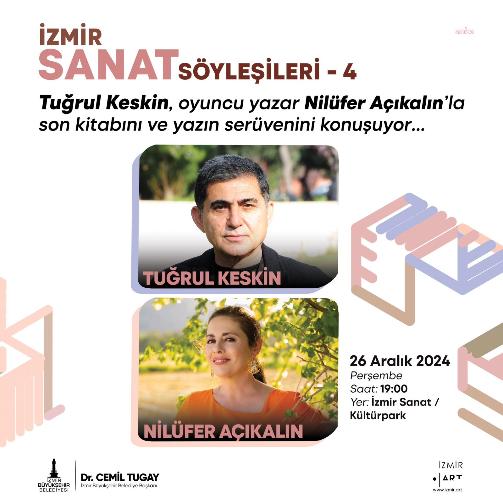 İzmir Büyükşehir Belediyesi Edebiyat Söyleşileri’nin konuğu Nilüfer Açıkalın