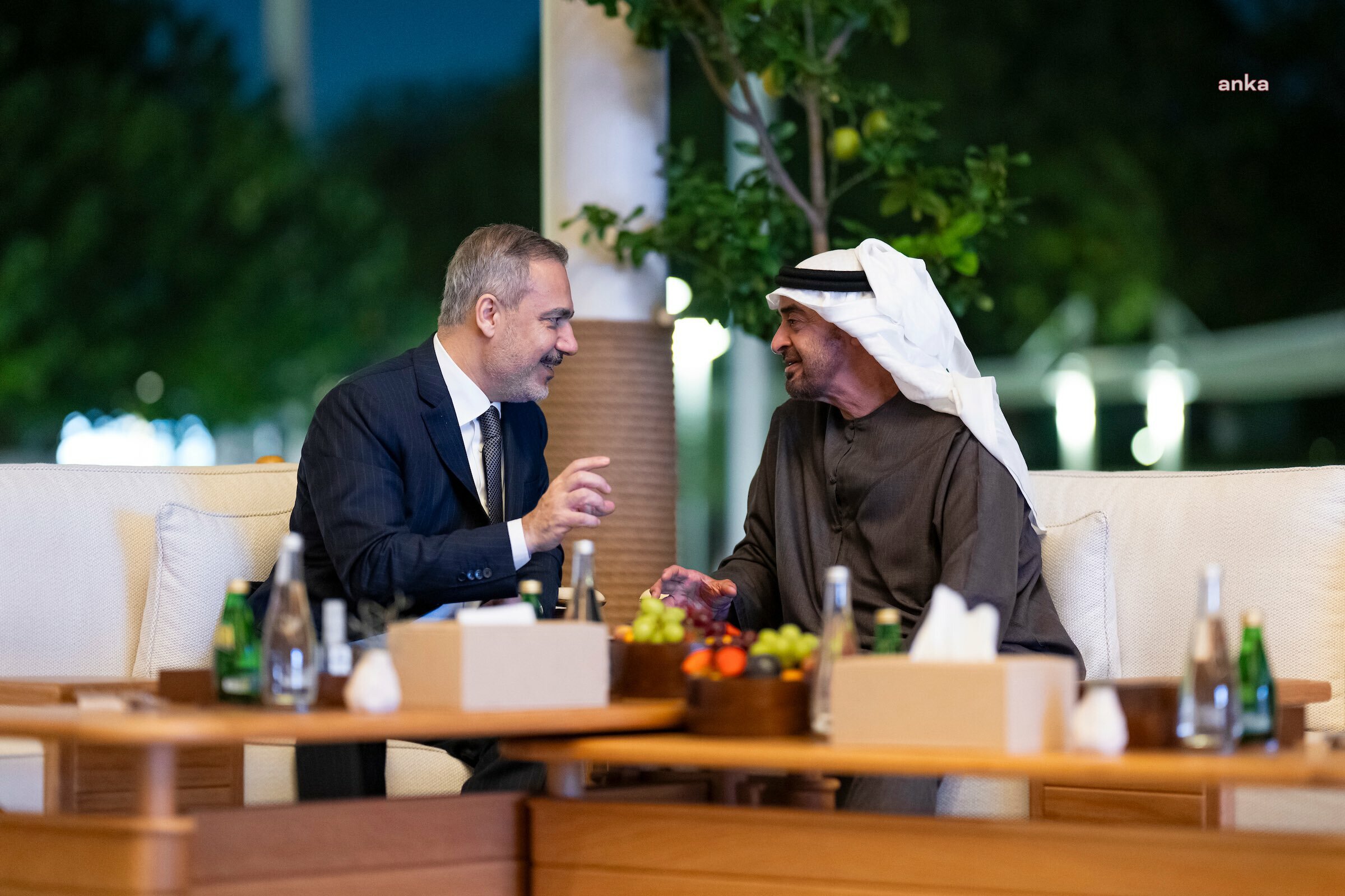 Dışişleri Bakanı Fidan, Birleşik Arap Emirlikleri Devlet Başkanı Al Nahyan tarafından kabul edildi