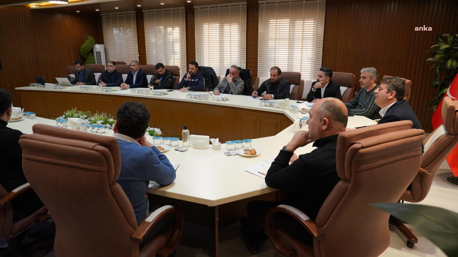 Adıyaman Belediye Başkanı Tutdere, altyapı firmalarının temsilcileriyle toplantı yaptı