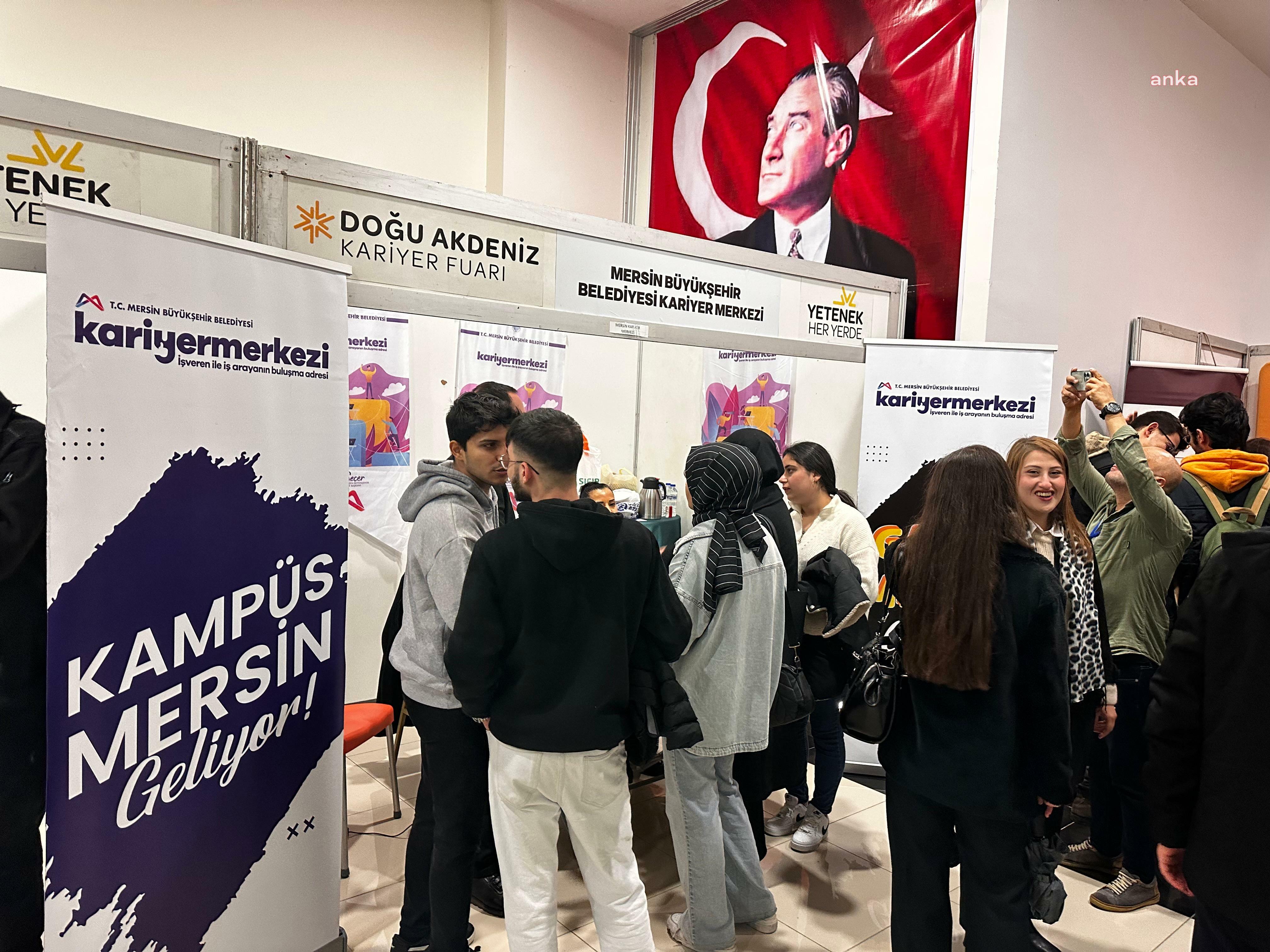 Mersin Büyükşehir Belediyesi Kariyer Merkezi, Doğu Akdeniz Kariyer Fuarı’ndaki yerini aldı