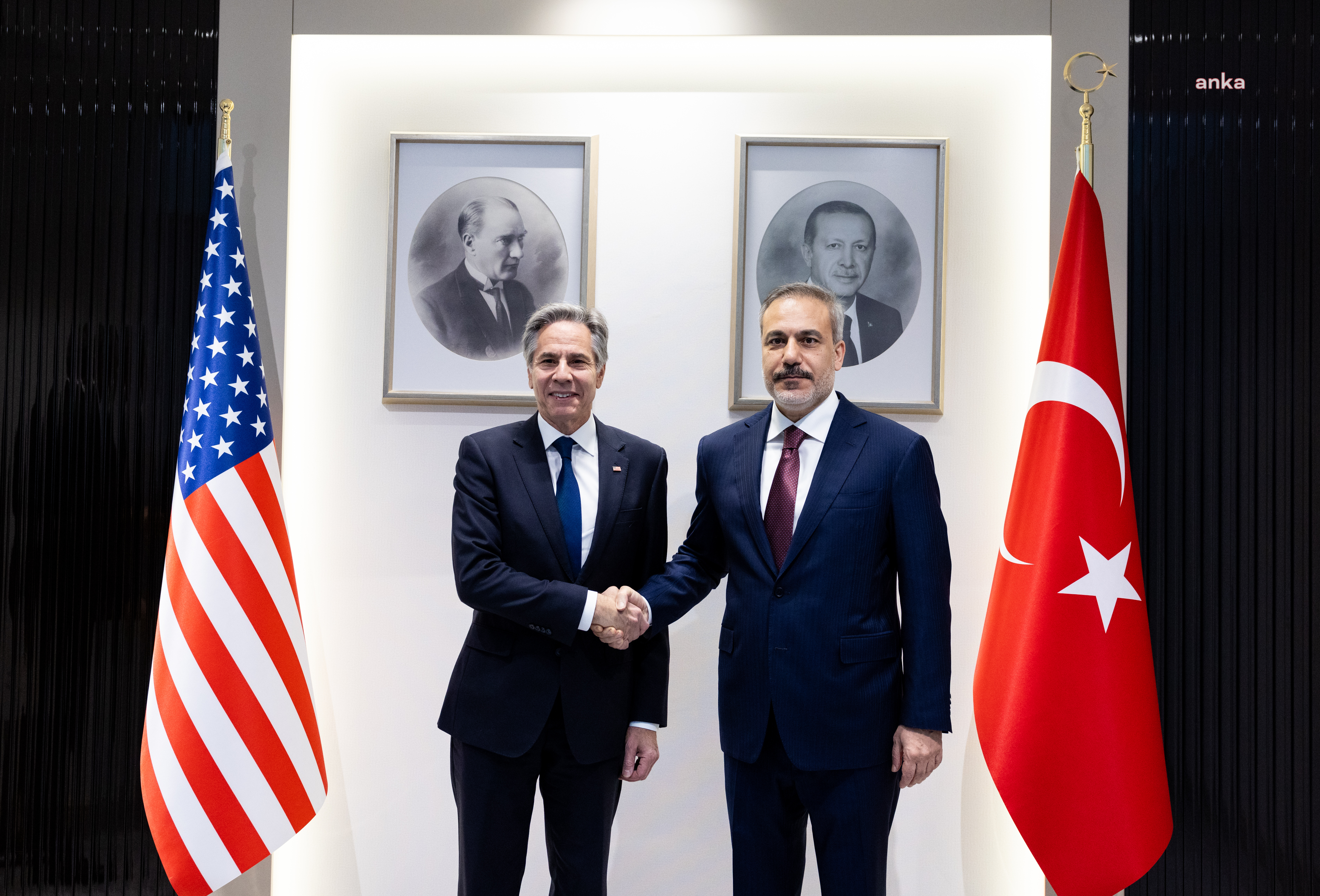 Dışişleri Bakanı Hakan Fidan, ABD Dışişleri Bakanı Blinken ile görüştü