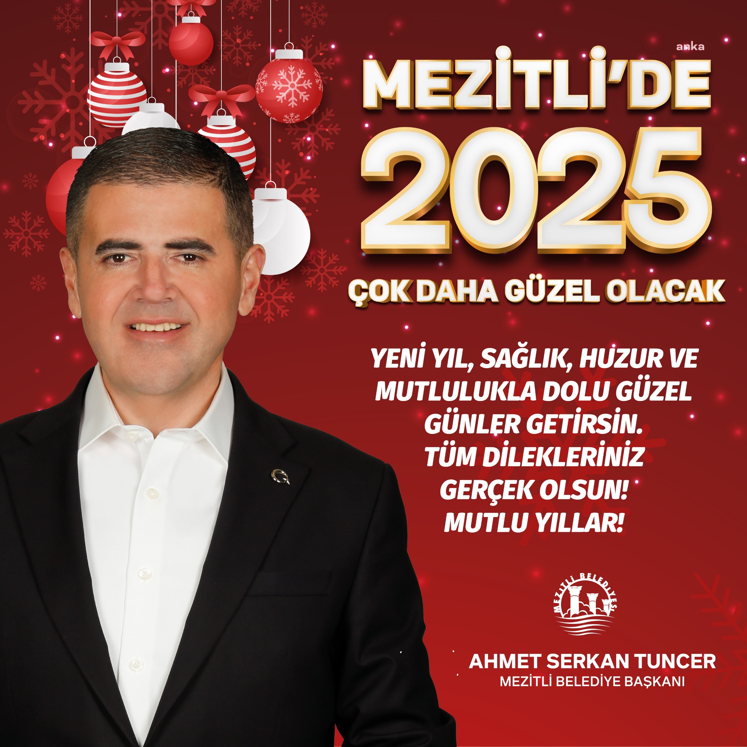 Mezitli Belediye Başkanı Tuncer: "Hep birlikte daha iyi bir Mezitli için çalışmaya devam edeceğiz"