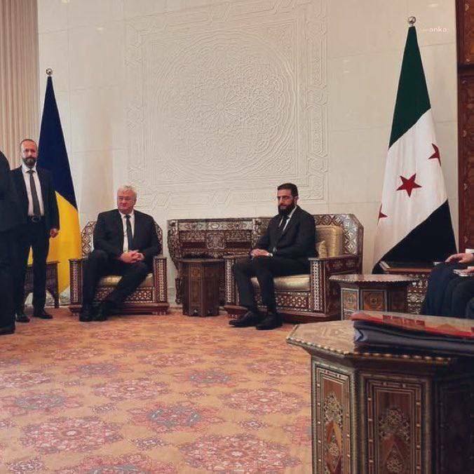 Ukrayna Dışişleri Bakanı Sybiha, Şam’da Ahmed el-Şara ile bir araya geldi