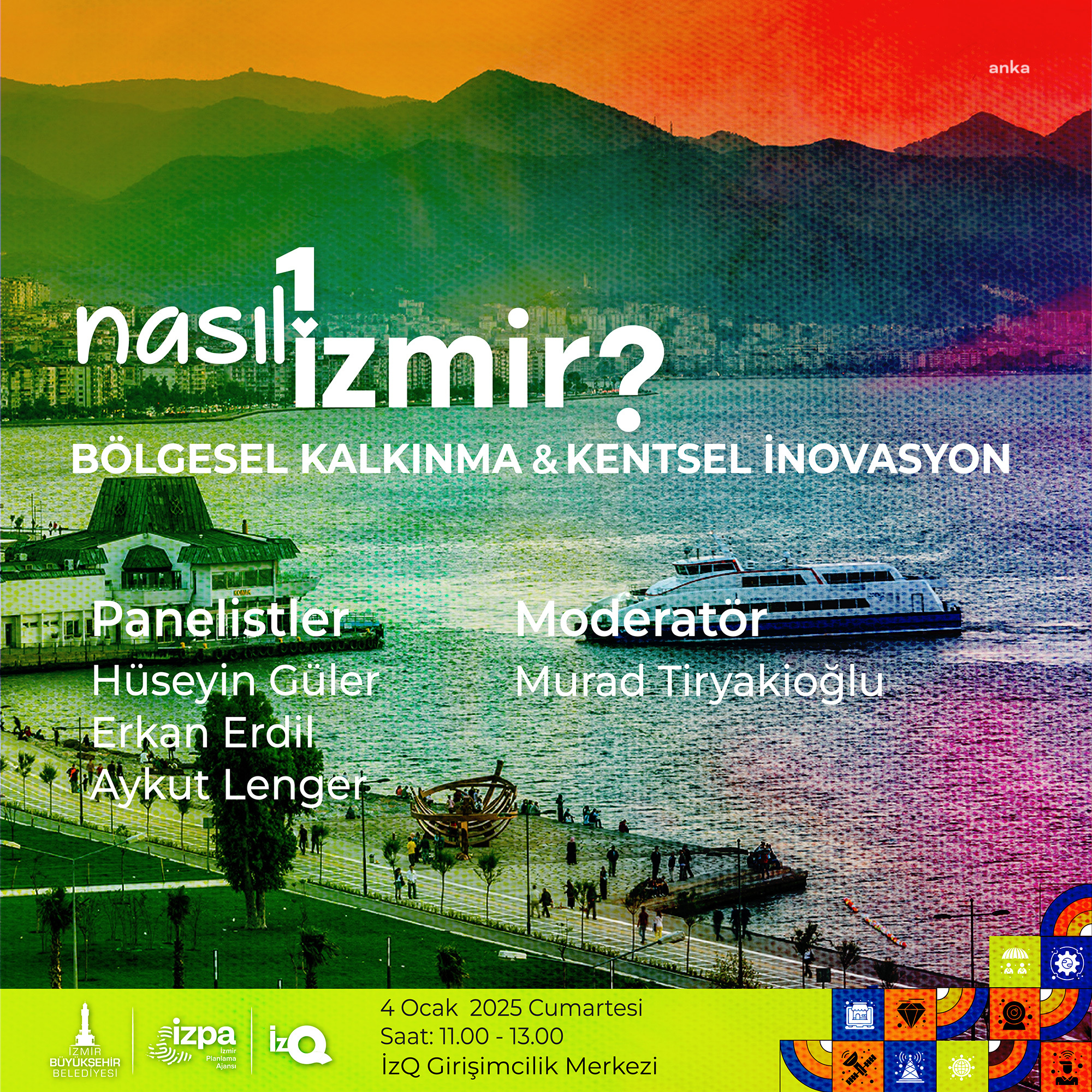 “Nasıl Bir İzmir” panel serisinde bölgesel kalkınma ve kentsel inovasyon konuşulacak