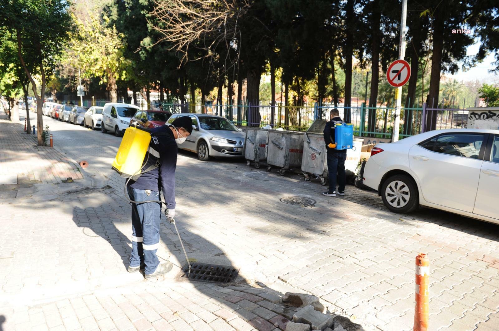 Karşıyaka’da ilaçlama çalışmaları devam ediyor