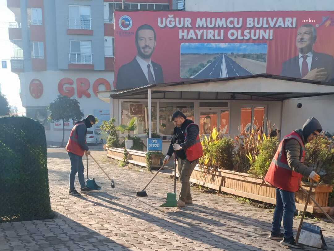 Ceyhan Belediyesi’nden ilçe genelinde kapsamlı temizlik çalışması