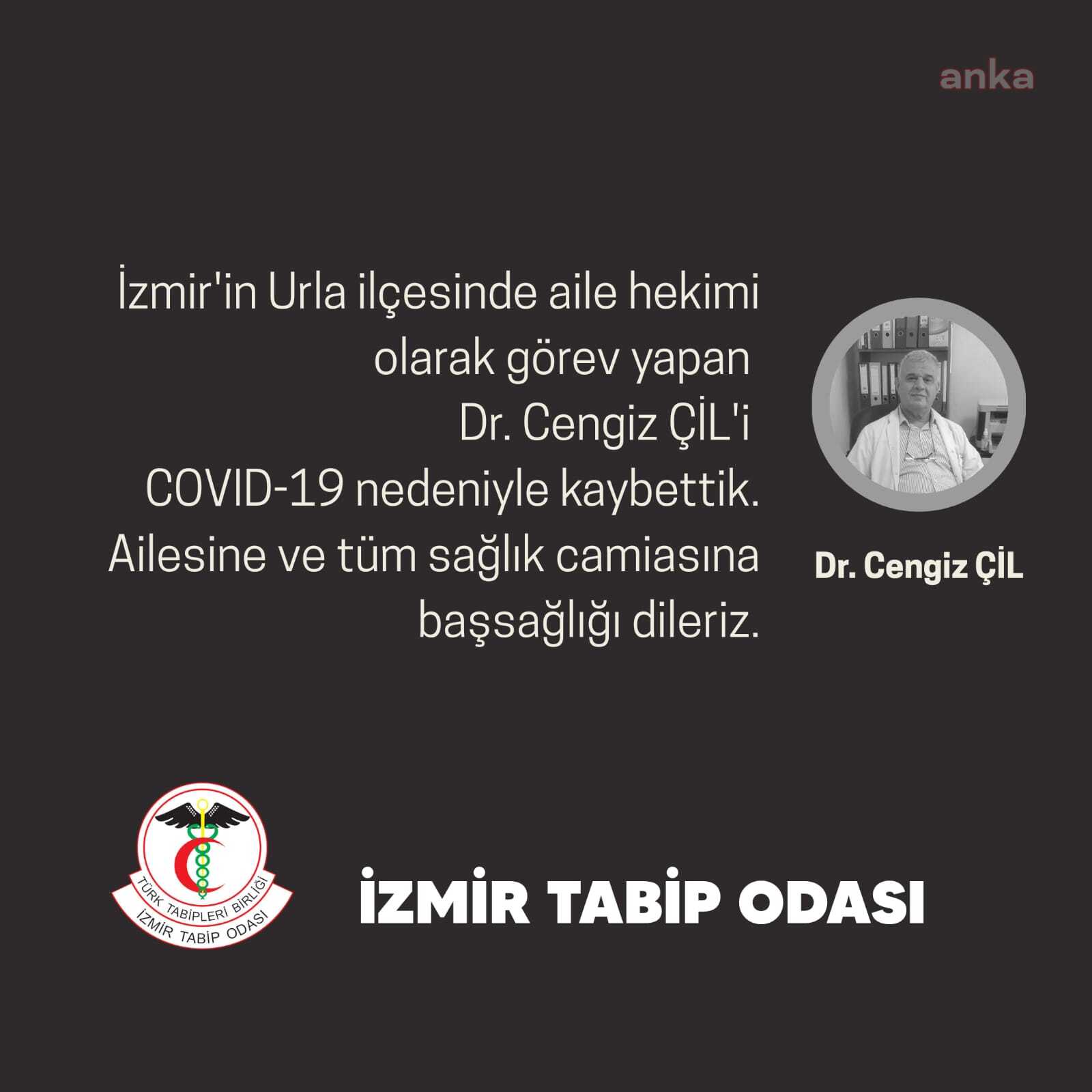 3 SAĞLIKÇI DAHA COVİD-19 NEDENİYLE YAŞAMINI YİTİRDİ