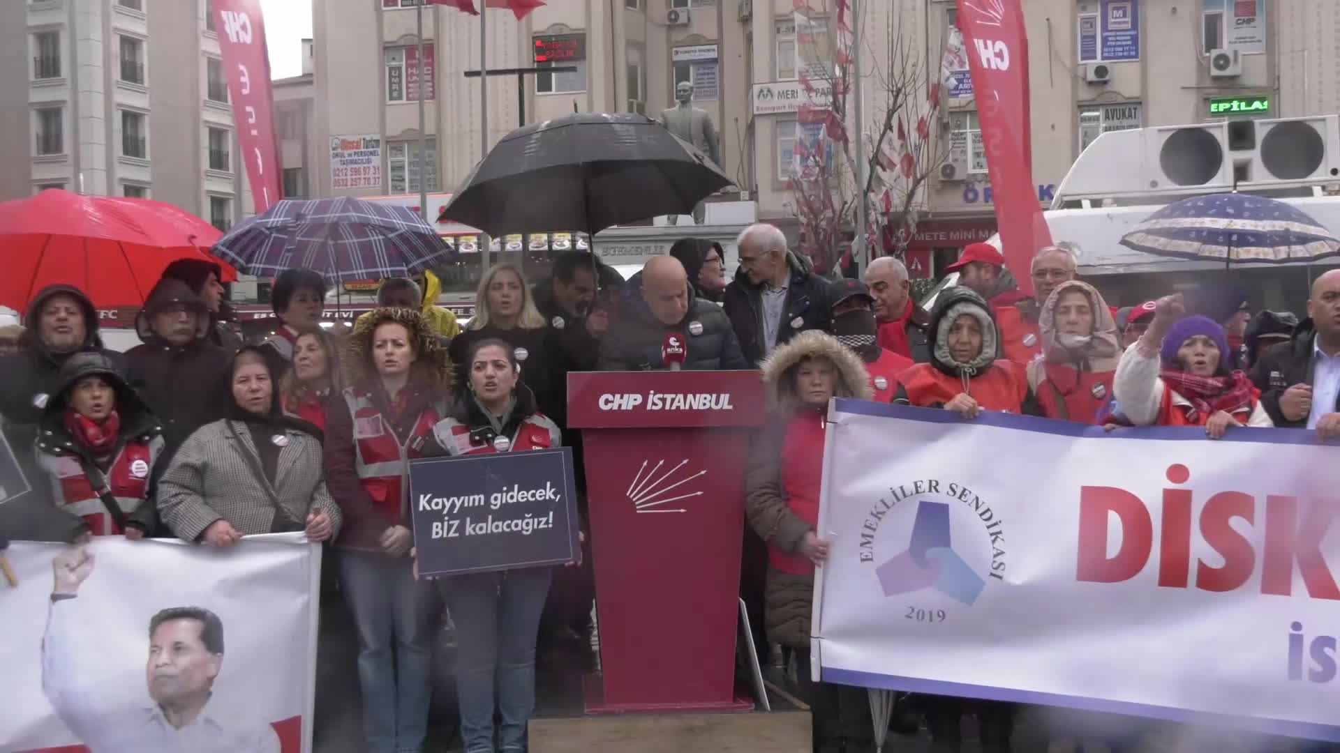 CHP’nin Esenyurt nöbeti sürüyor... Yüksel Mansur Kılınç: "Bu mücadele hep kazanılacak, hep başarılı olacak"