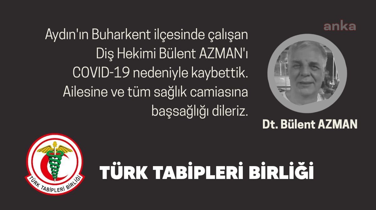 DİŞ HEKİMİ  KORONAVİRÜS NEDENİYLE YAŞAMINI YİTİRDİ