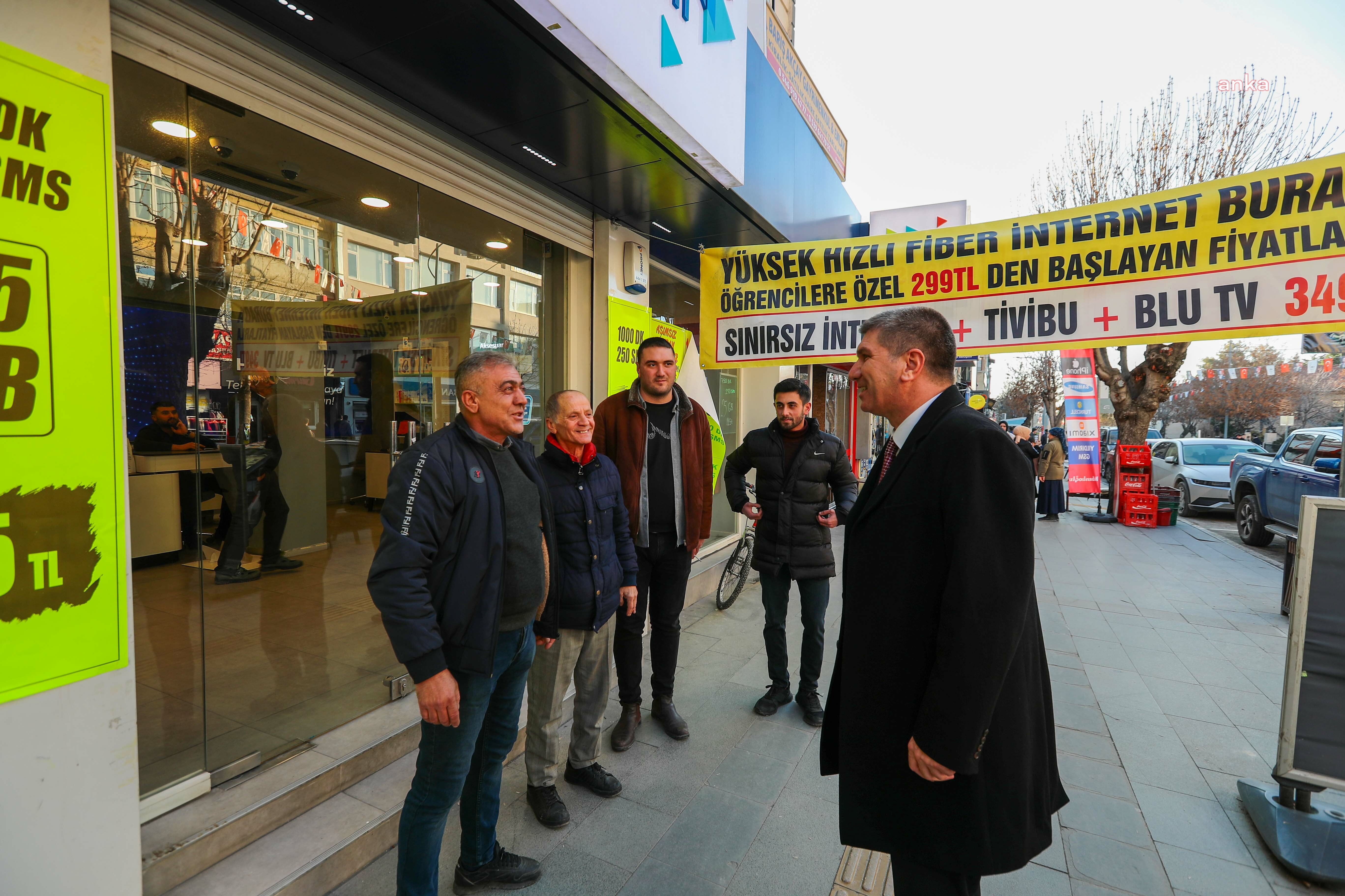 Burdur Belediye Başkanı Ercengiz’den Gazi Caddesi esnafına ziyaret