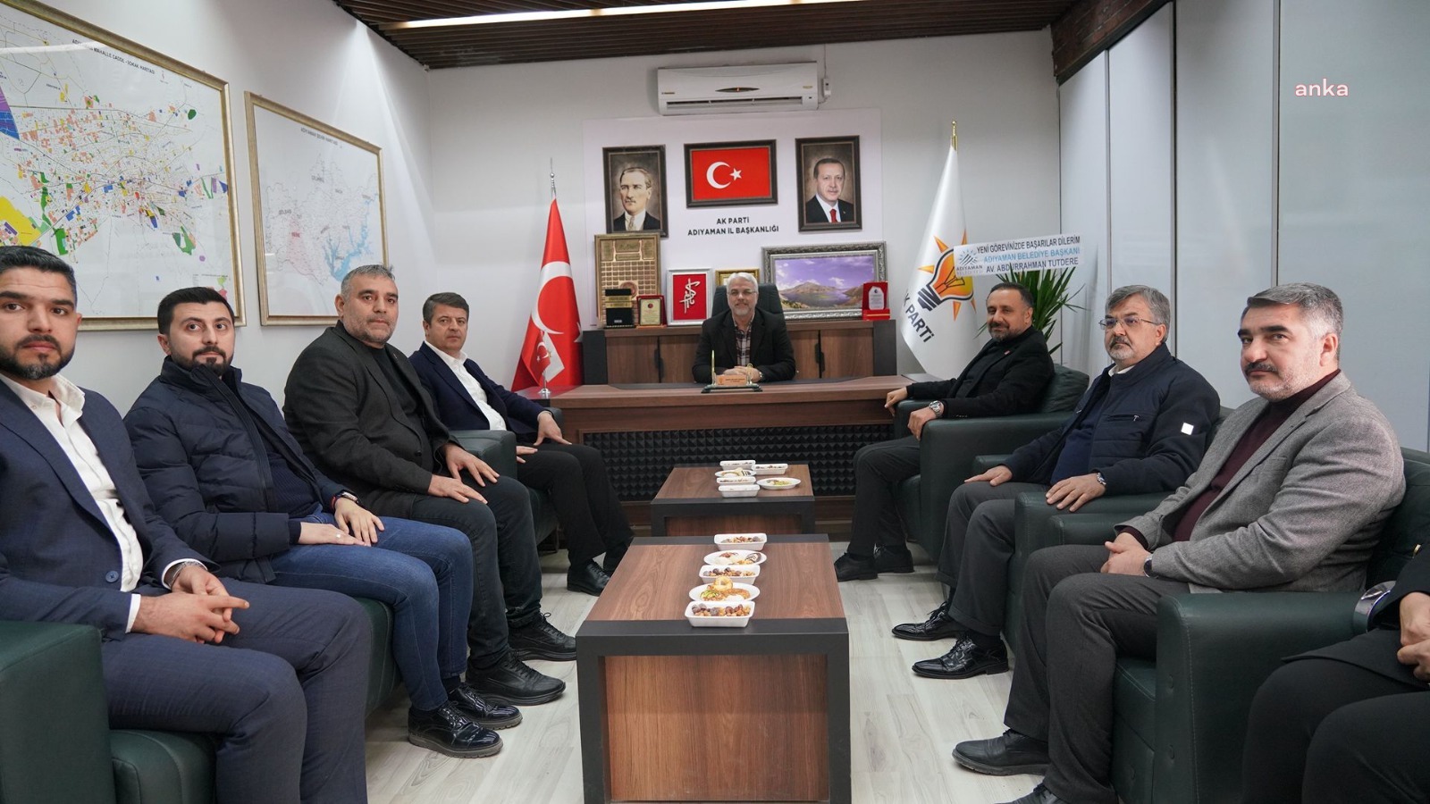 Adıyaman Belediye Başkanı Tutdere’den AK Parti İl Başkanlığı’na ziyaret
