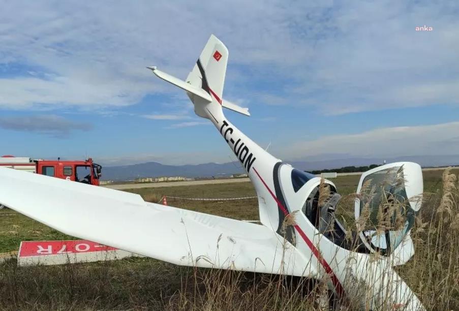 Bursa'da eğitim uçağı düştü: Pilot yaralandı
