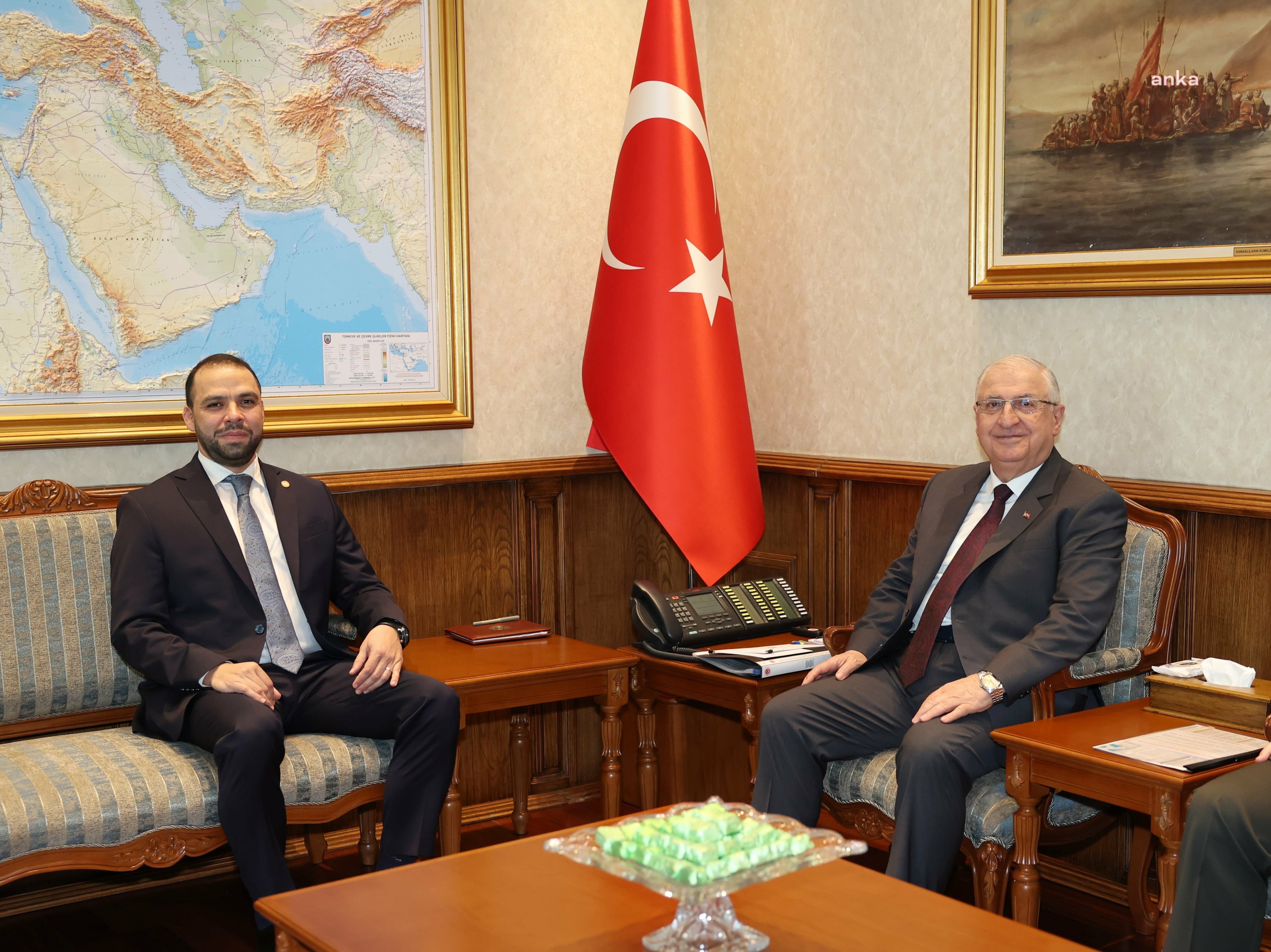 Milli Savunma Bakanı Güler, Guatemala’nın Ankara Büyükelçisi Recinos'u kabul etti