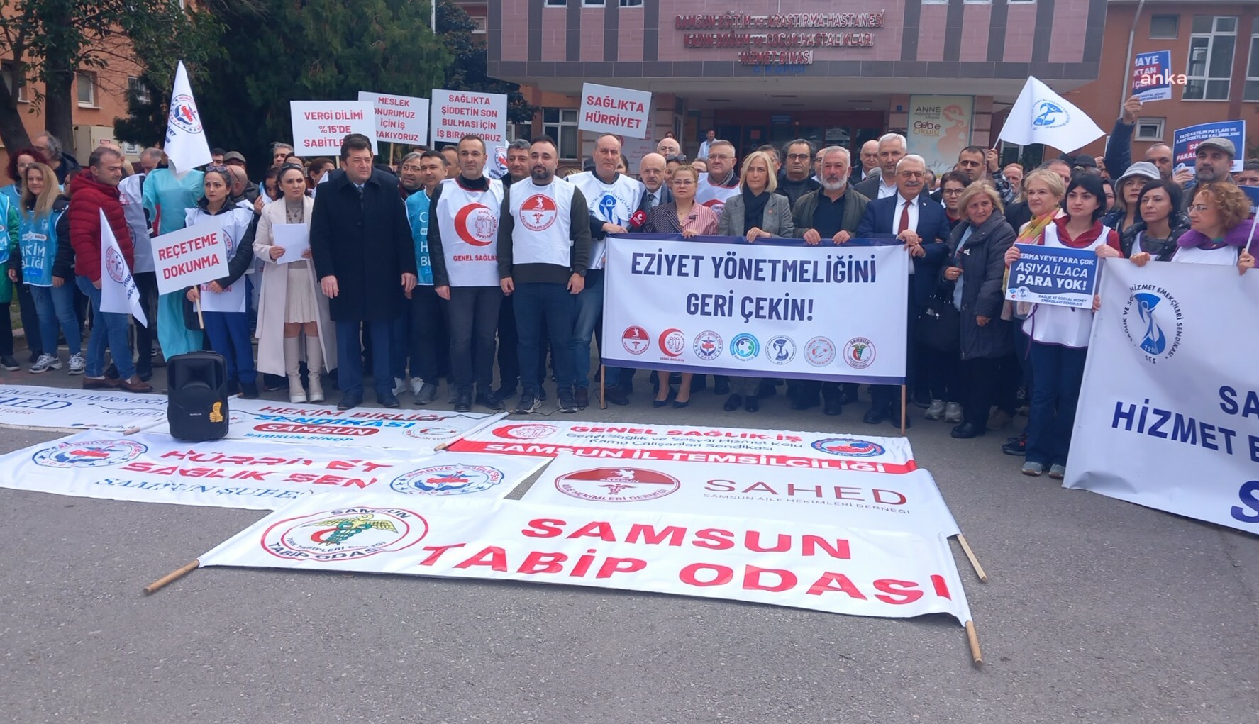 Samsun Tabip Odası Başkanı Aydoğdu: Adil, şeffaf ve toplumcu bir sağlık sistemini savunuyoruz